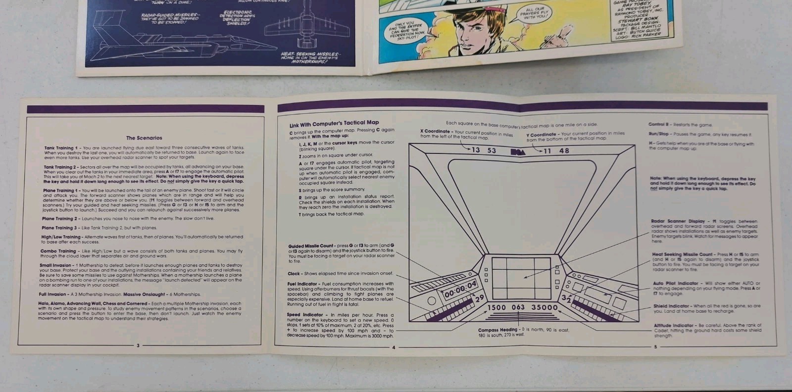 NO DISK-Vintage Skyfox Game Sleeves for Amiga and Commodore Game