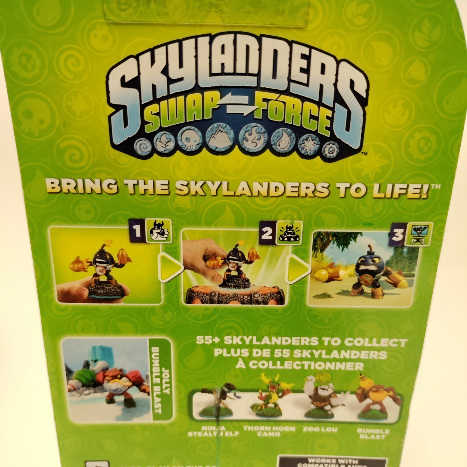 Lot 2 Skylanders Swap Force /GIANTS Jolly Bumble Blast/ DOUBLE TROUBLE