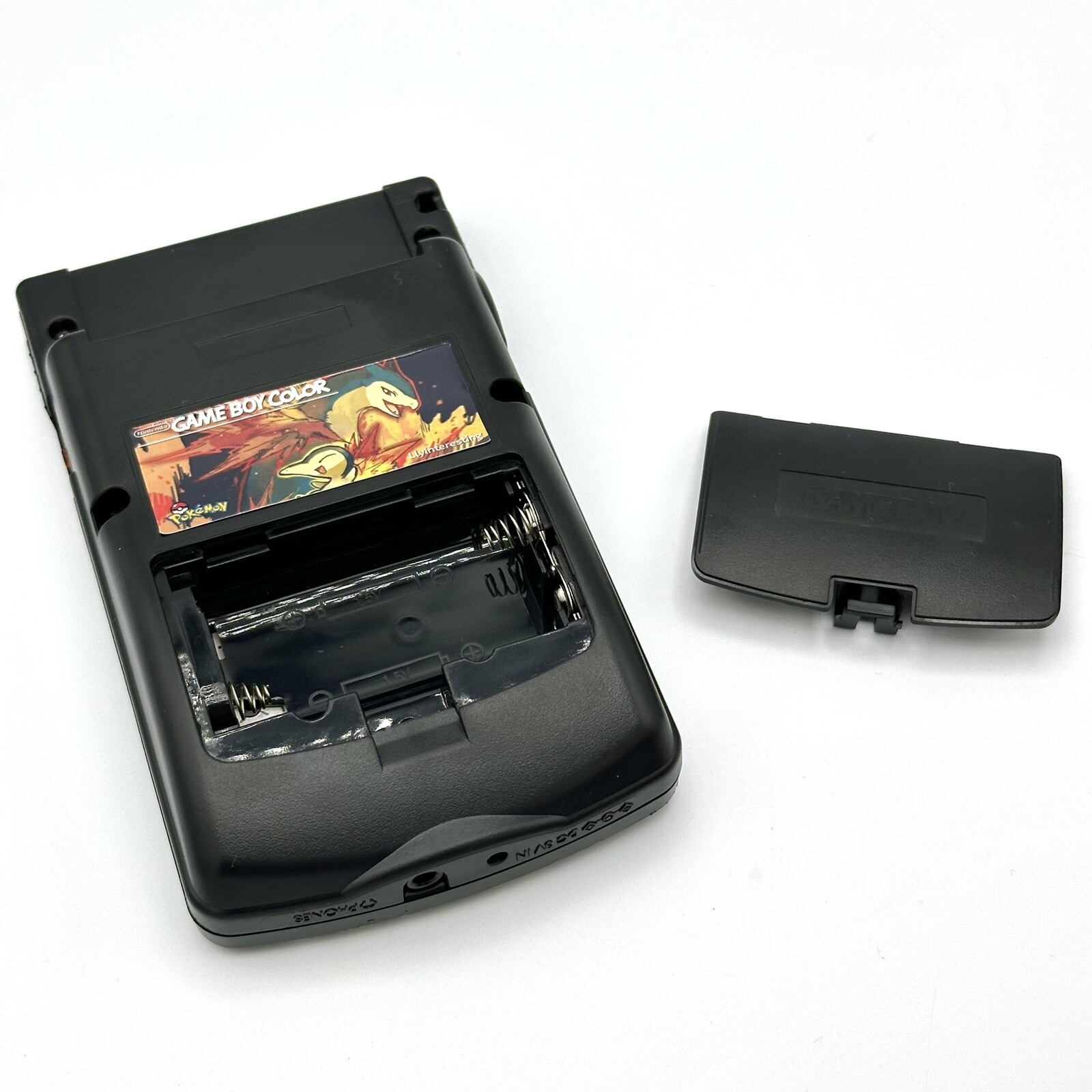 Nintendo Game Boy Color GBC Backlit IPS Mod Console System Typhlosion Pokemon UV