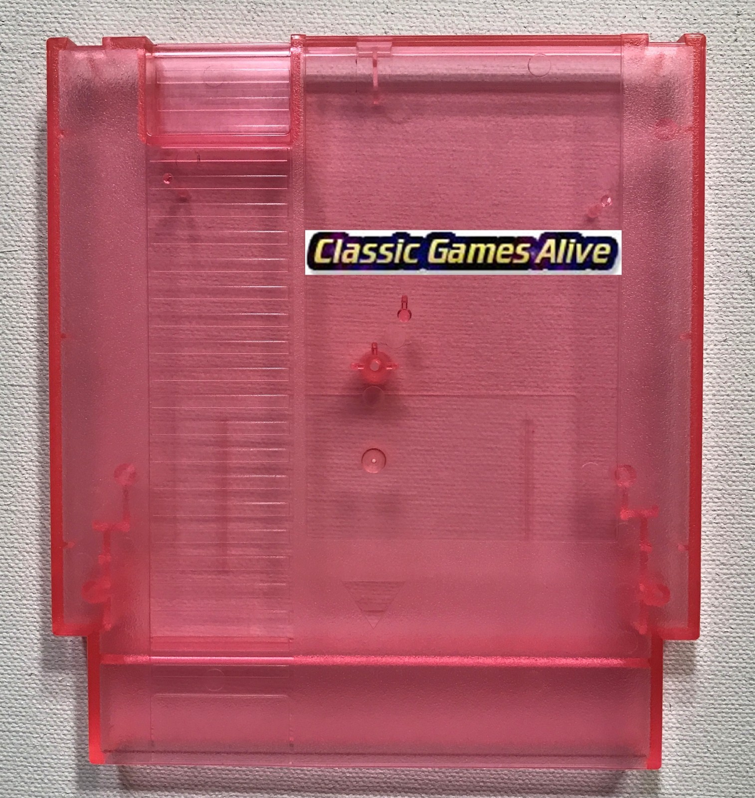 NES Replacement Case Cart Shell – Transparent COLOR, Gold, Sliver (Raspberry Pi)