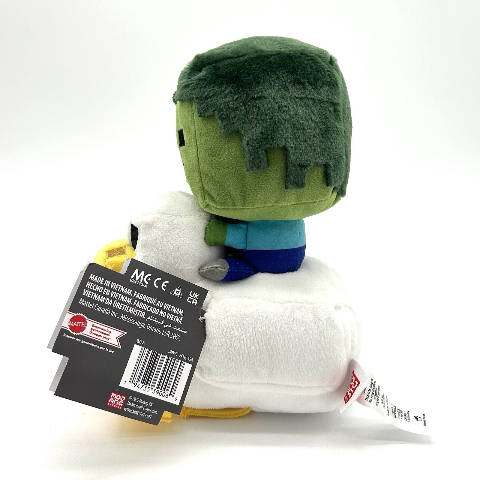 Minecraft Zombie Chicken Jockey Plush Mattel Mojang 2025 10” NWT