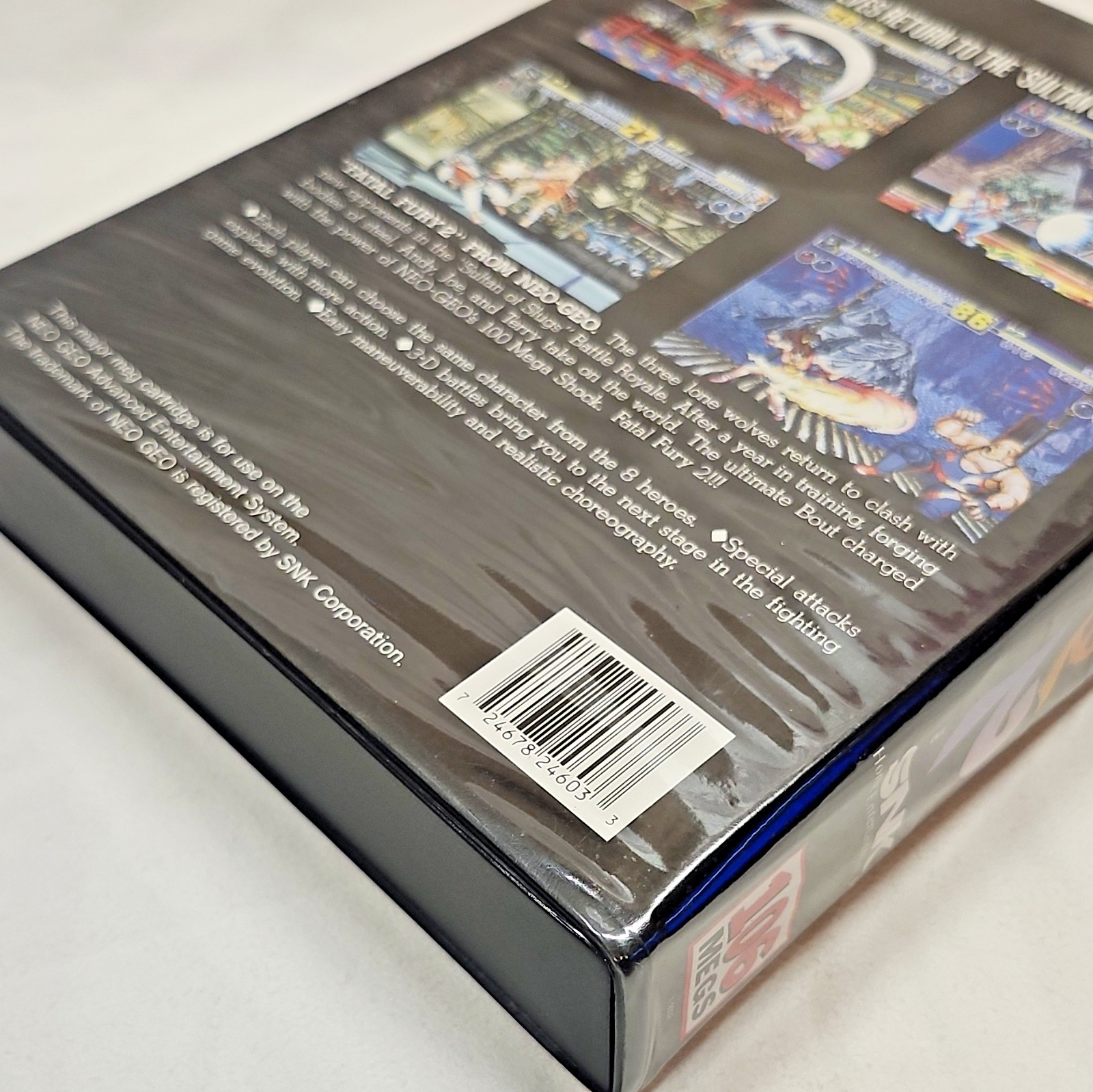 Near Mint – Fatal Fury 2 -DOG TAG – SNK Neo Geo AES – CIB Complete US Authentic