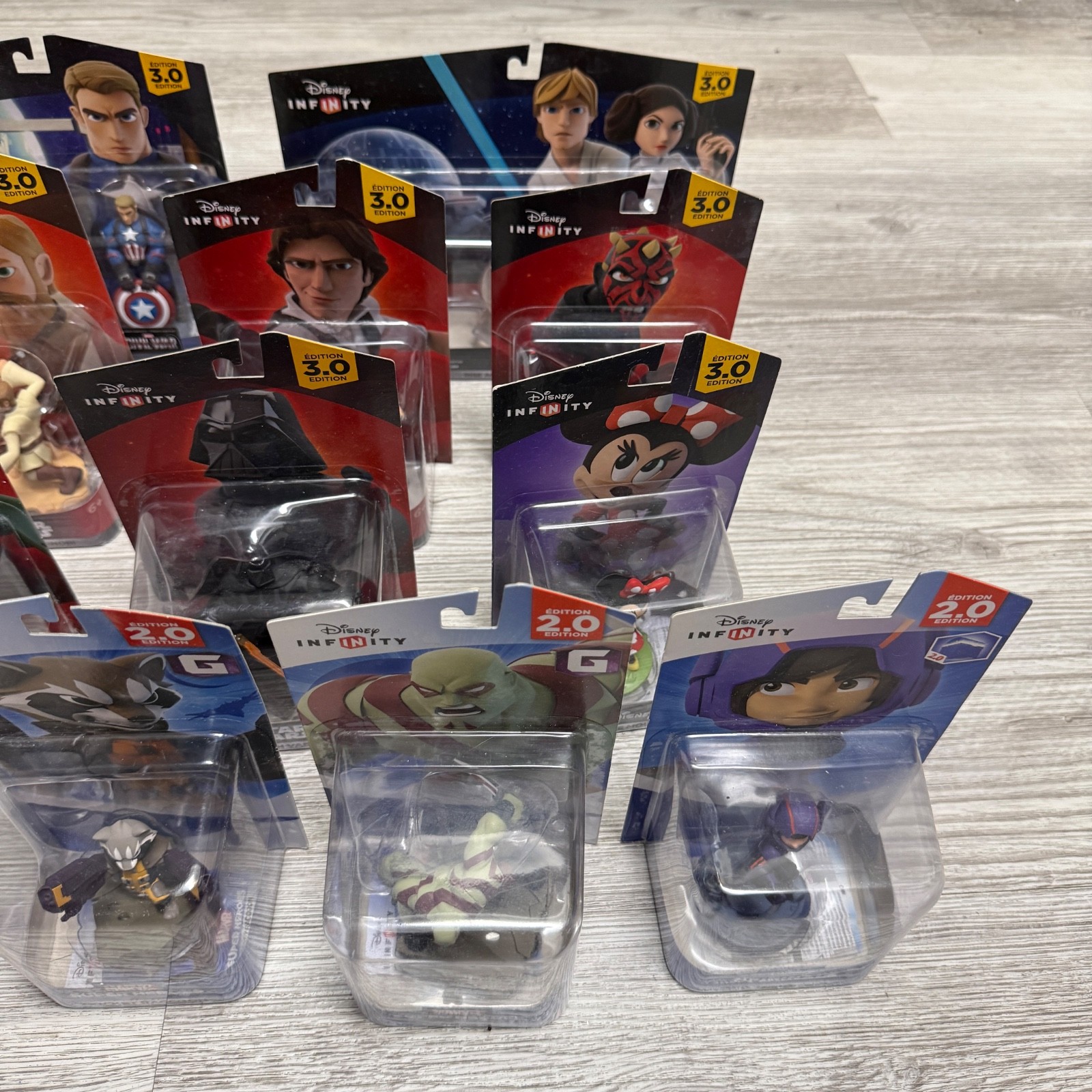 Disney Infinity Figure Sealed Lot of 21 2.0 3.0 Marvel Star Wars Sets RARE