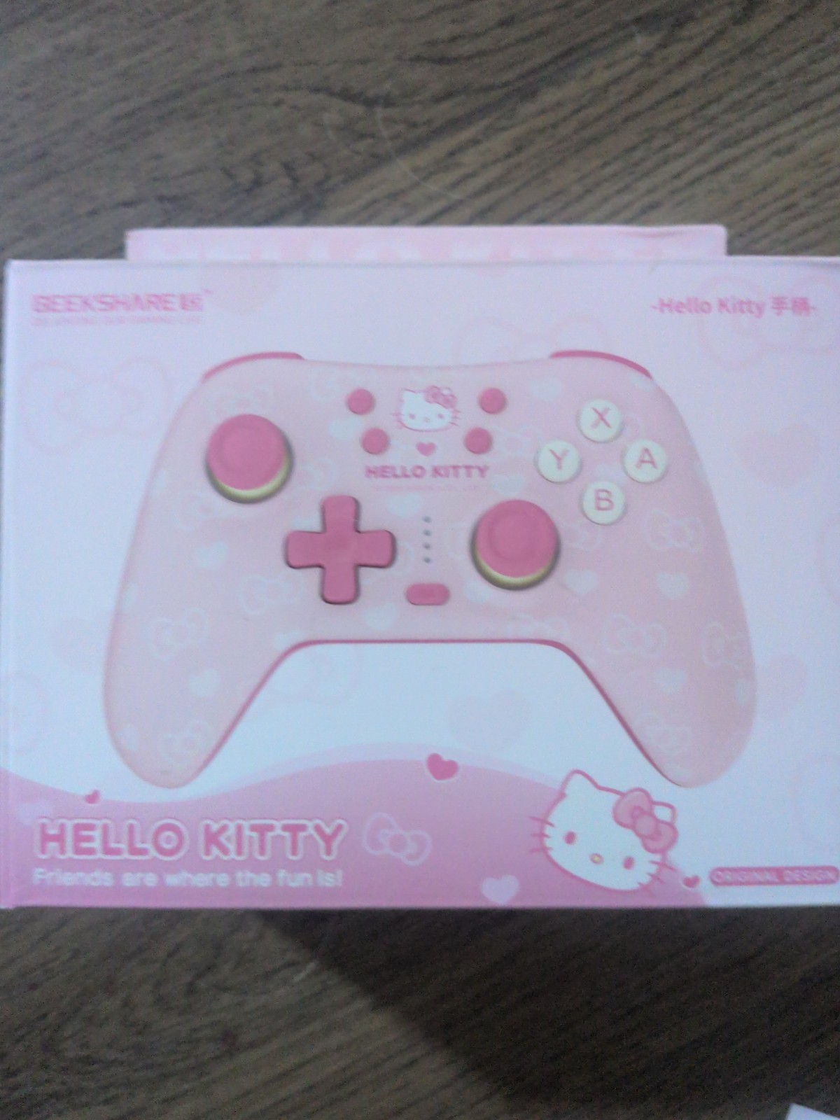 GeekShare Hello Kitty Pink Wireless Controller Switch PC iOS Android NIB OB