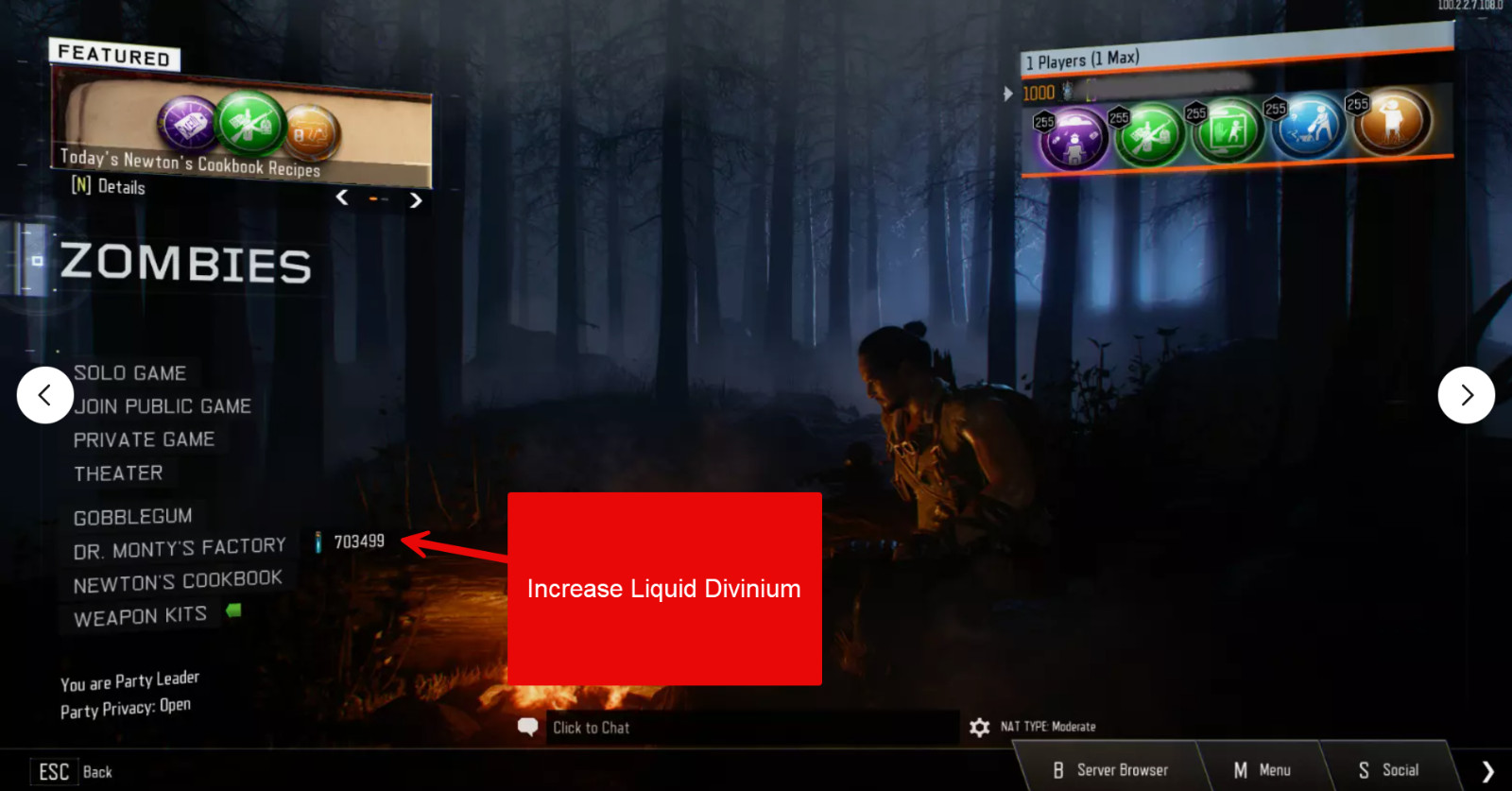 BO3 LIQUID DIVINIUM (100,000-2,000,000) in 100k increases PC ONLY Black Ops