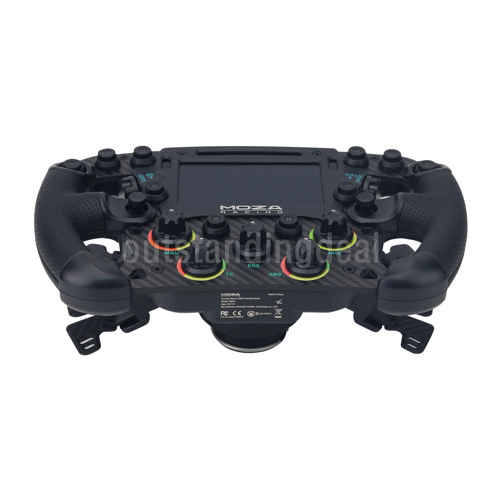 MOZA R12 V2 12Nm Direct Drive Wheel Base + 280mm FSR2 Formula Steering Wheel
