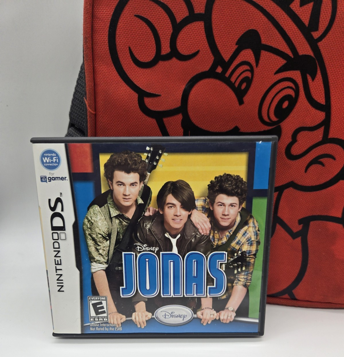 Nintendo DS 3DS Super Mario Power A Travel Case Carrying Bag with games