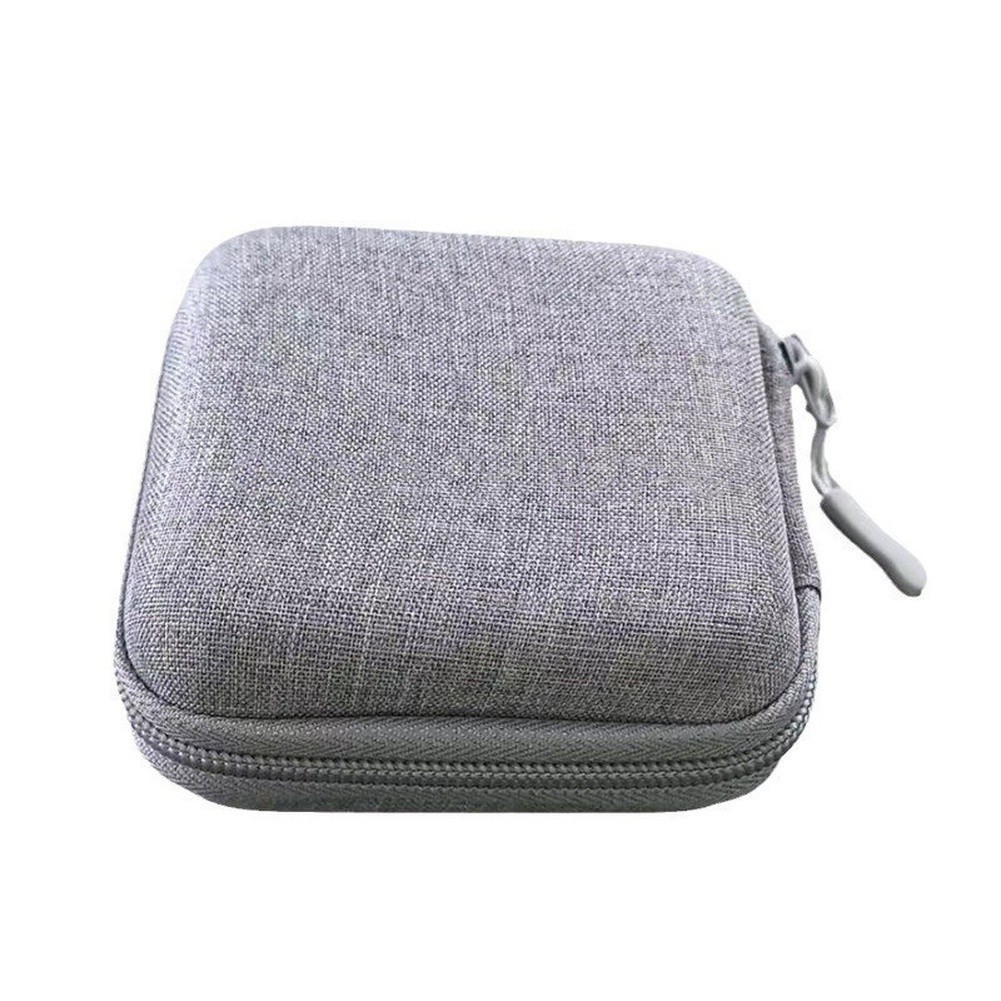 Soft-Padded Oxford Cloth Bag for For Anbernic RG Rotate Console Gray Color