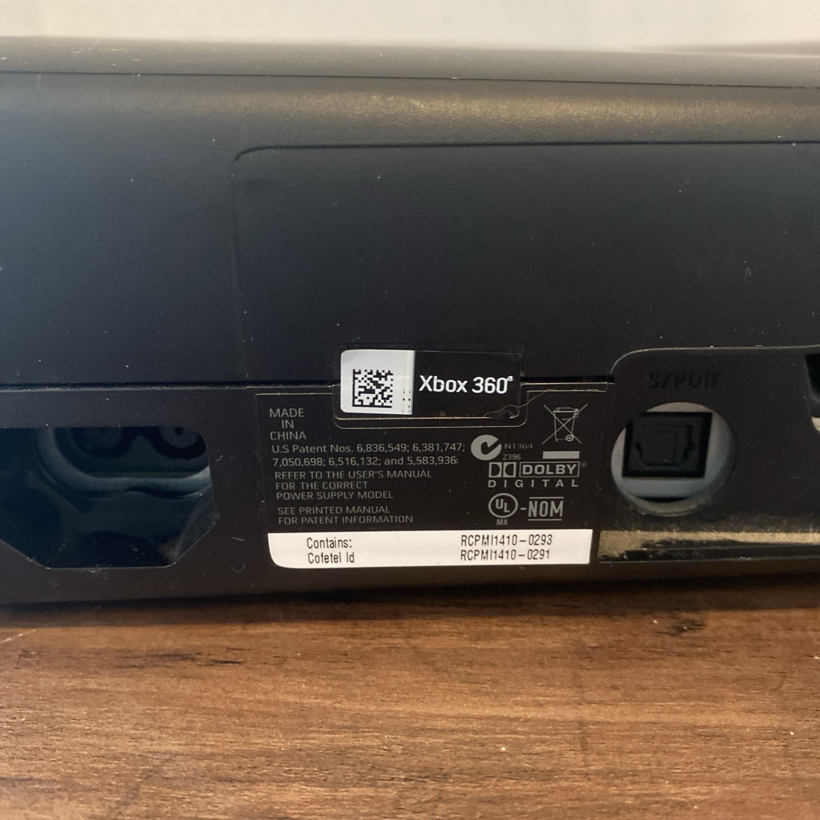 Microsoft Xbox 360 S 4GB Console only – Black (1439) – Tested/works