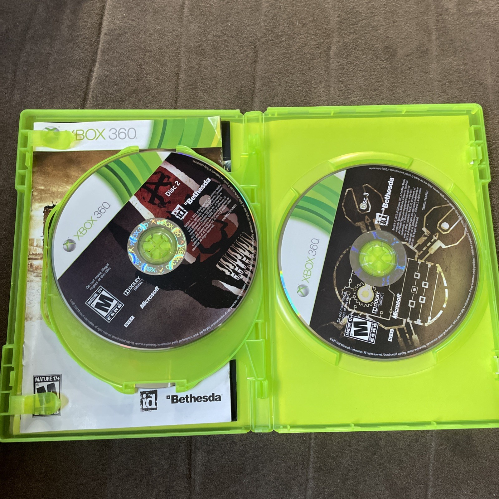 Rage (Microsoft Xbox 360, 2011) Complete