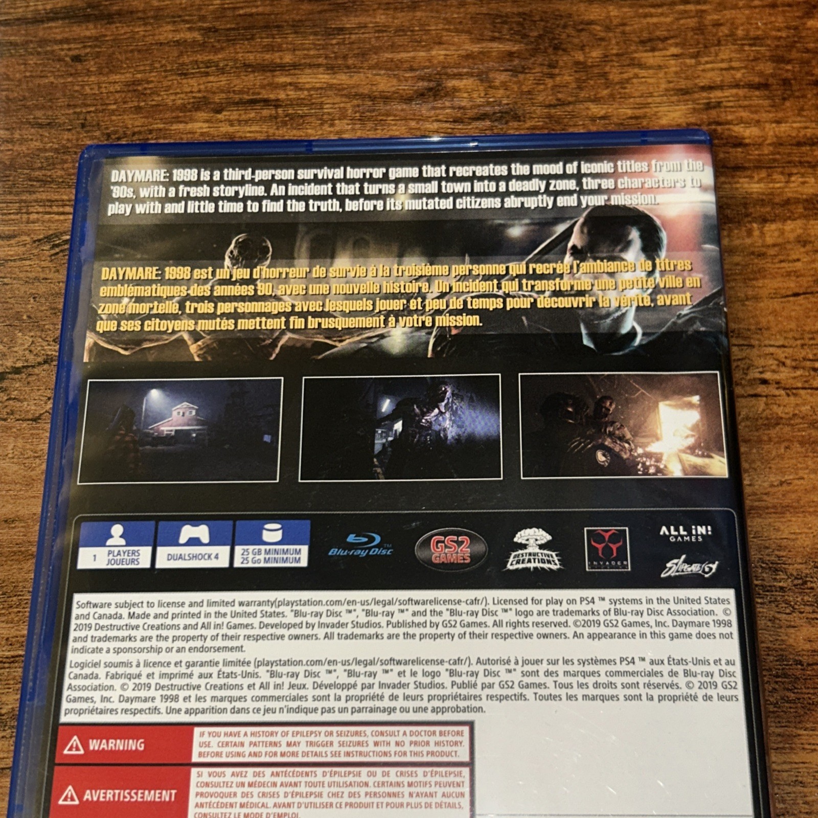 Daymare: 1998 (PS4) & Daymare: 1994 Sandcastle (PS5) Survival Horror Bundle