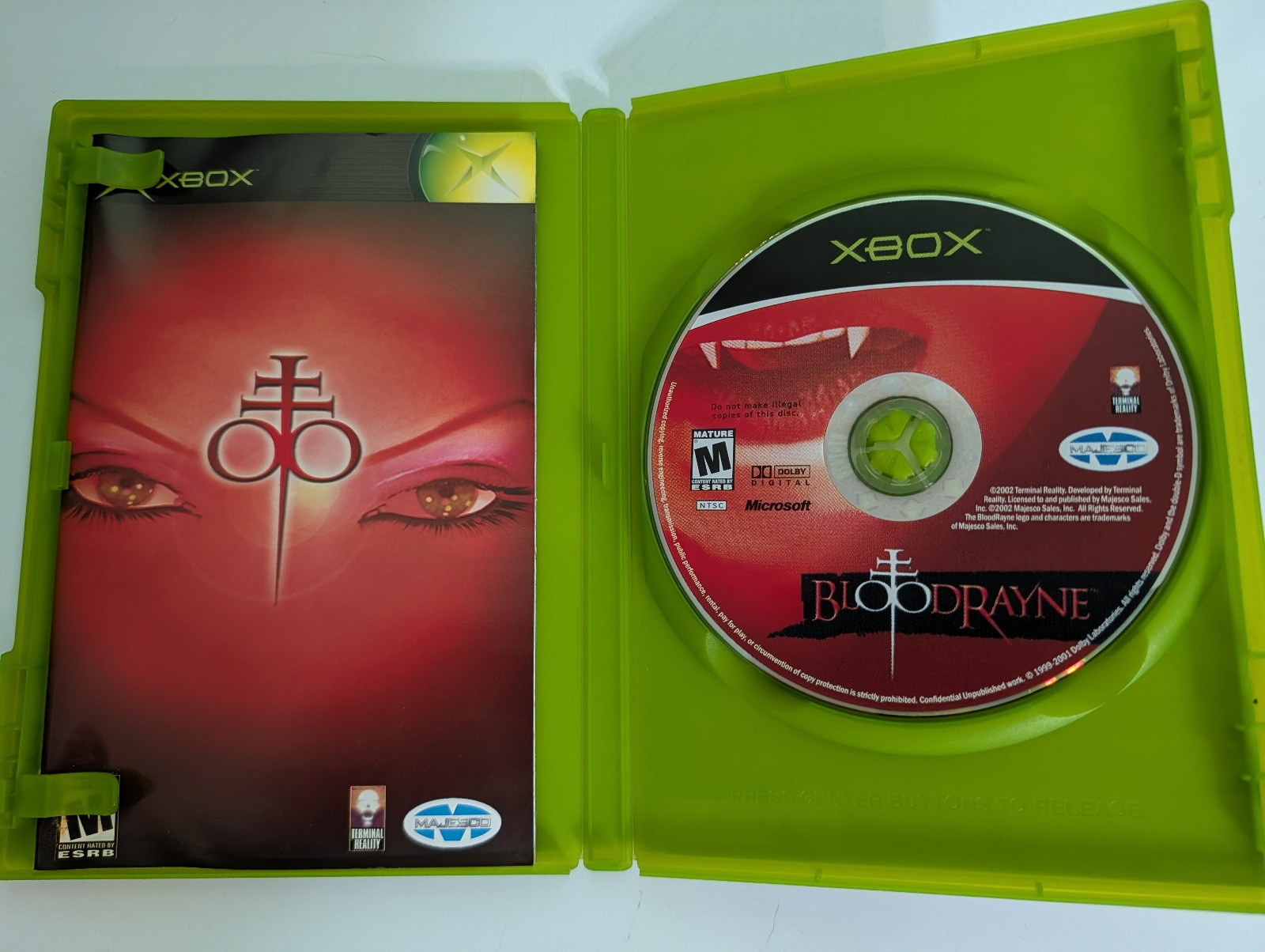 BloodRayne (Microsoft Xbox, 2002) OG Black Label CIB Complete Tested