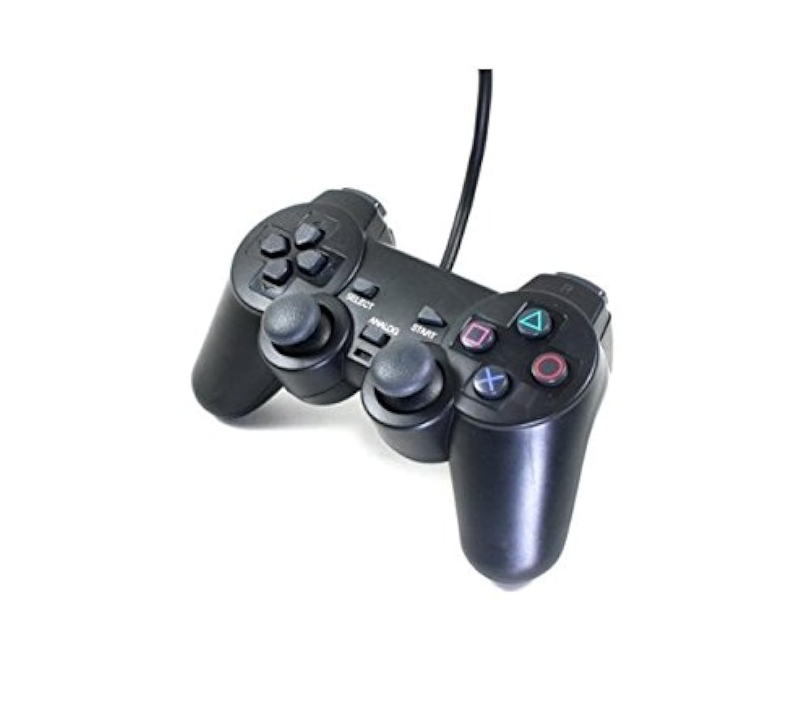Lot Of 2 Wired Gaming Controllers For PS2 Black PlayStation 2 PlayStation 2