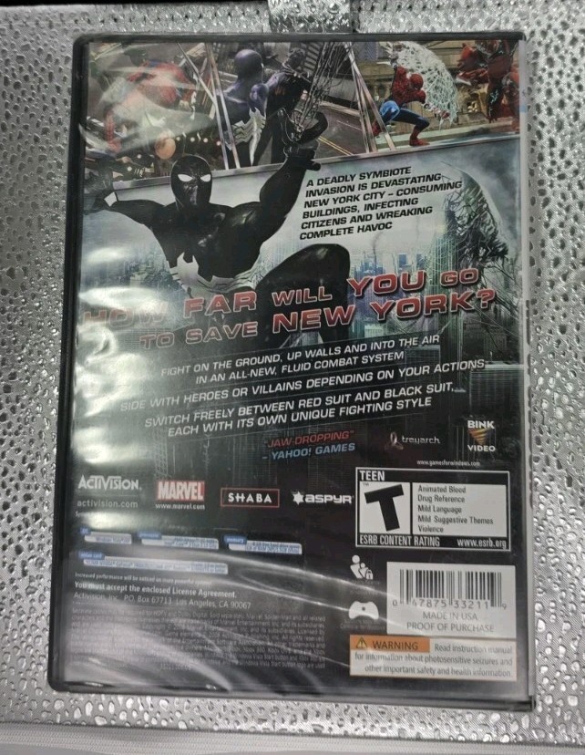 Spider-Man: Web of Shadows – PC [video game]