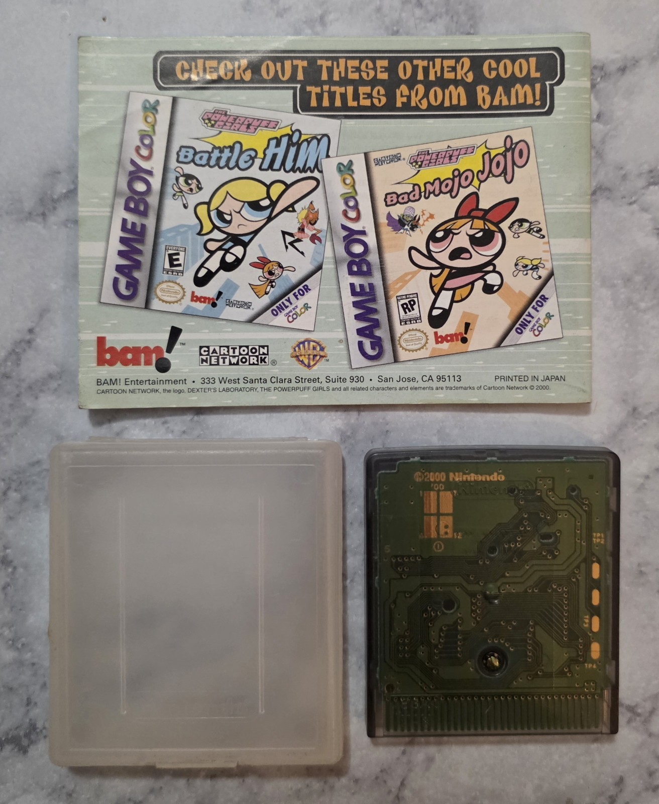Powerpuff Girls: Paint the Townsville Green w/ Manual (Nintendo Game Boy Color)