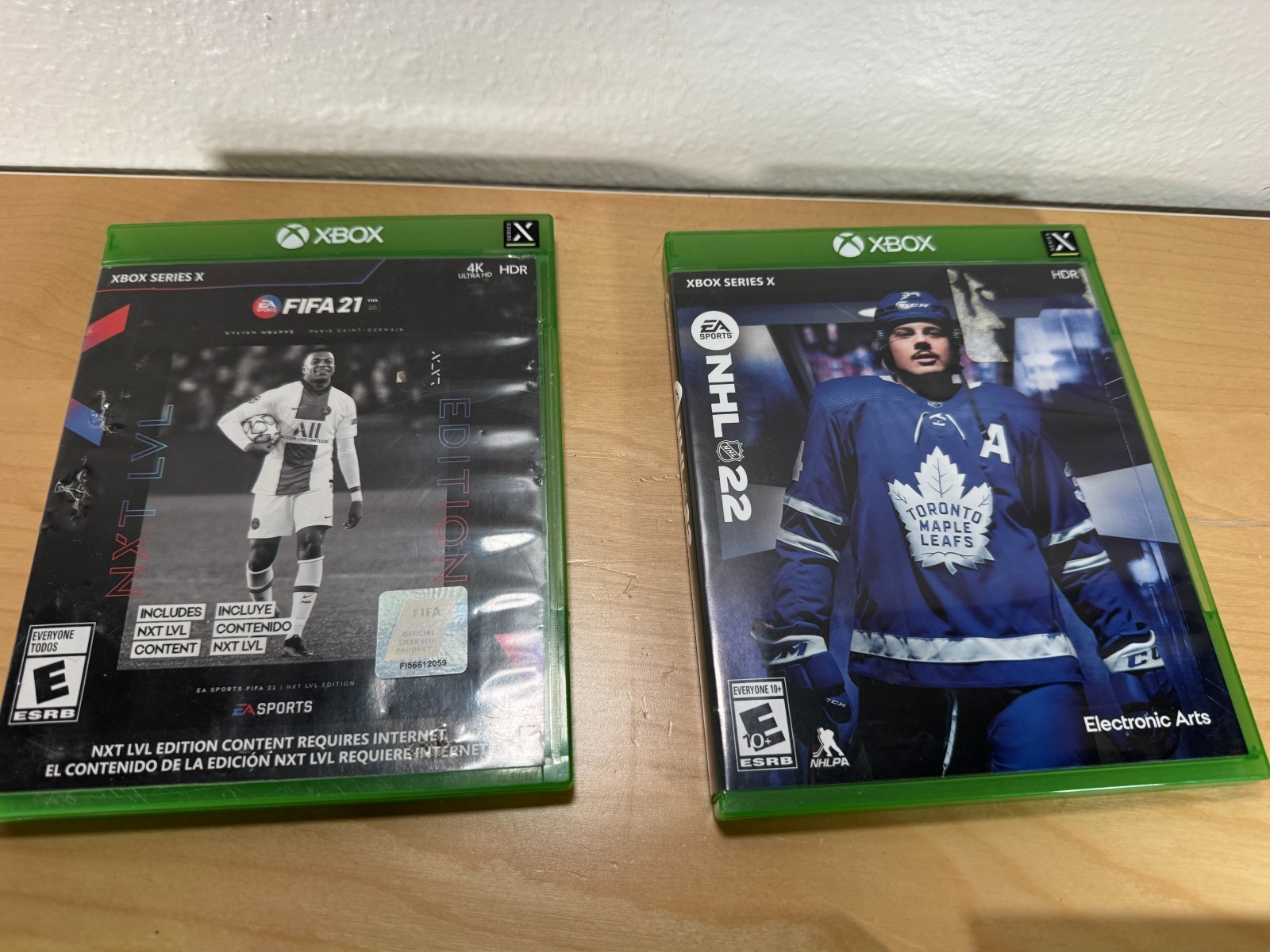 Xbox Series X Sports Games – NBA 2k21, 2k22, 2k23, FIFA 21, and box only NHL 22