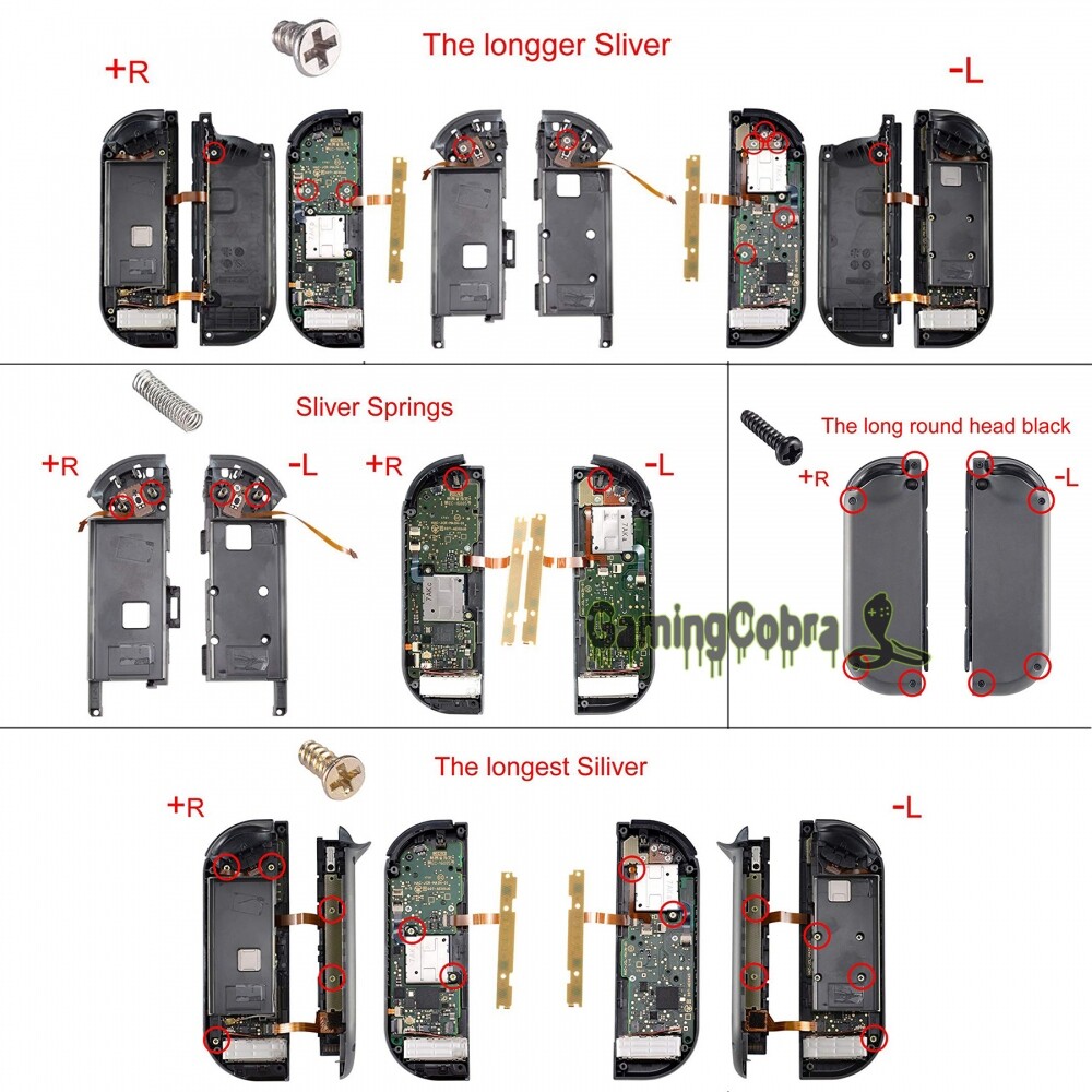 Replacement Shell Buttons Housing for Nintendo Switch Joycon – Multiple Designs