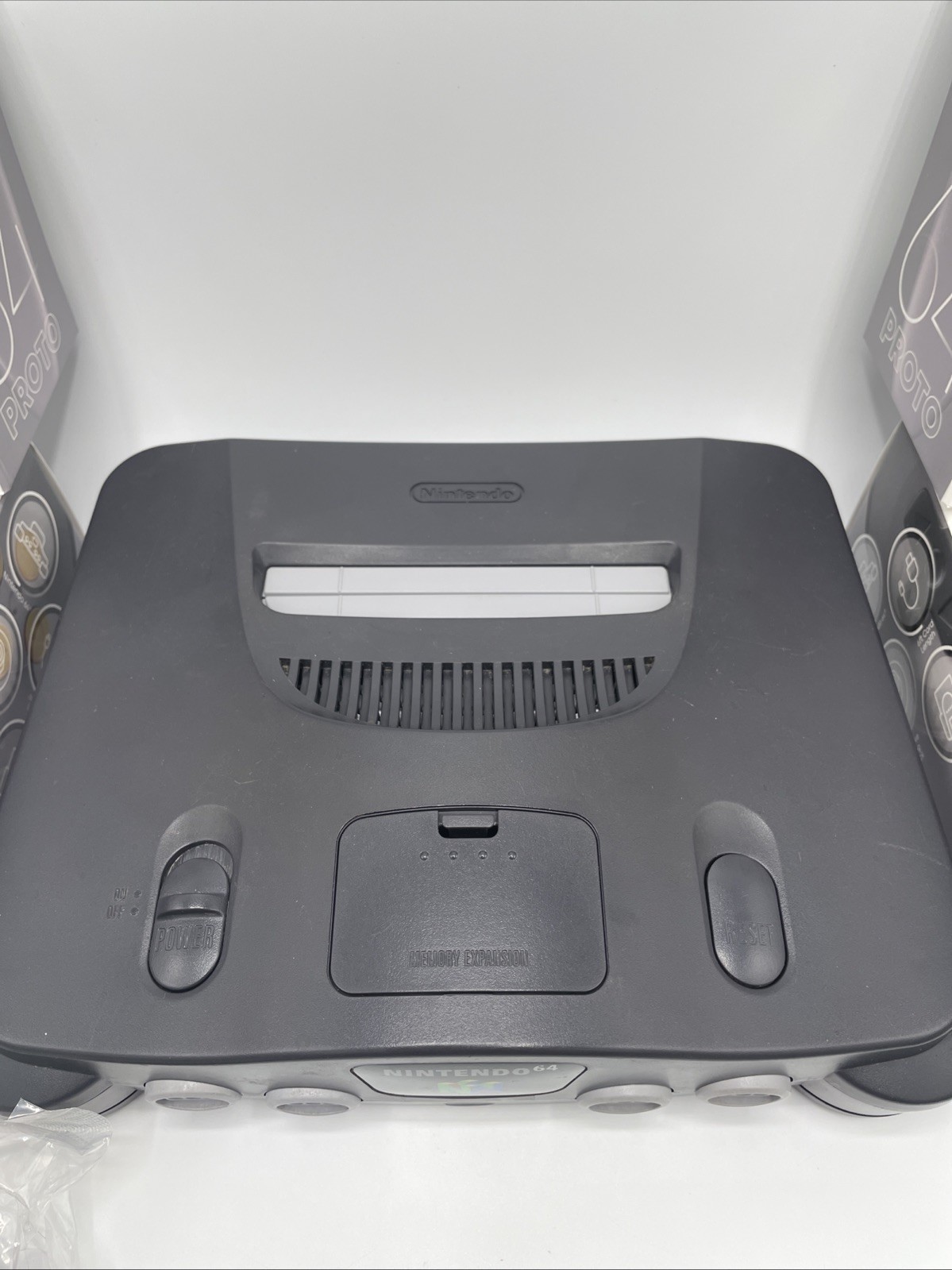 Nintendo 64 N64 Charcoal Gray 4 Player Mario Kart 64 Bundle
