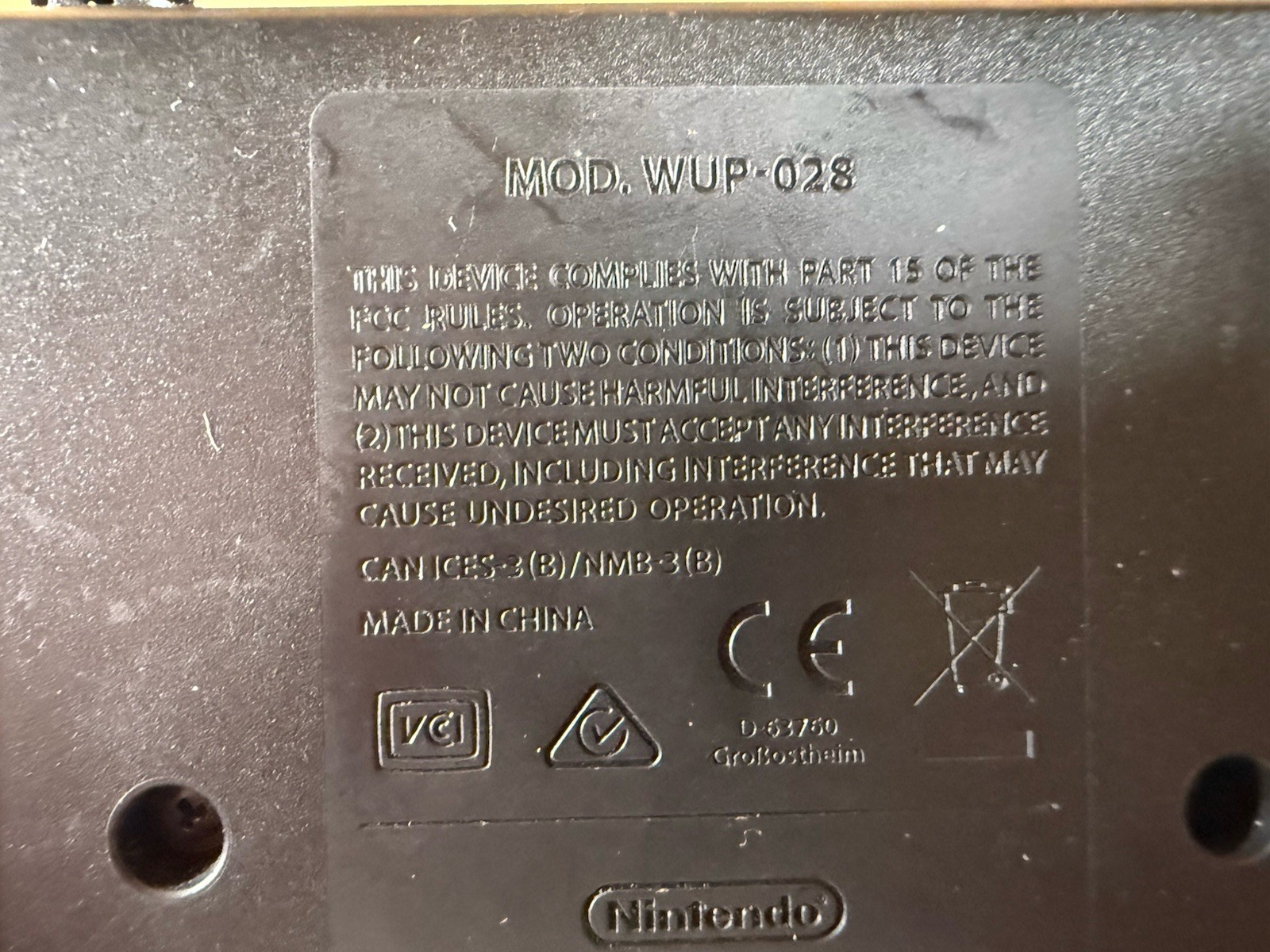 Nintendo Wii U Controller Adapter WUP-028 Adapter