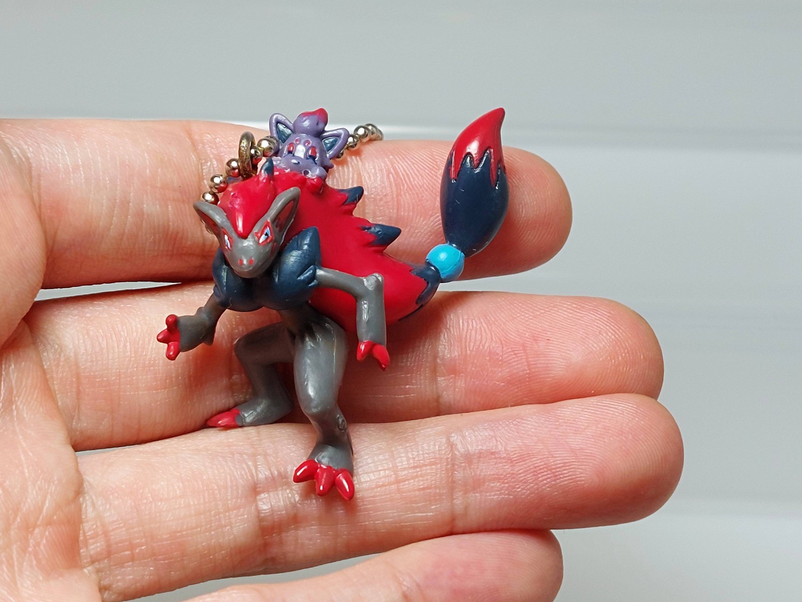 Zoroark Zorua Pokemon the Movie Keychain Figure The Pokémon Company 1.3in