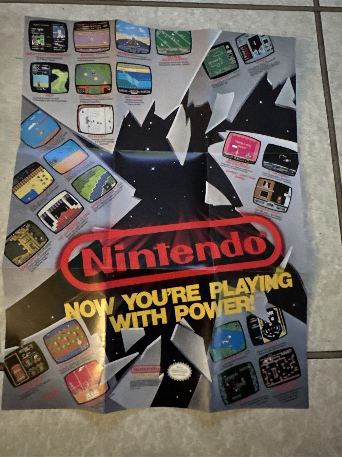 Nintendo Nes 4 Score Module – Gray With Manual & Stickers & Poster