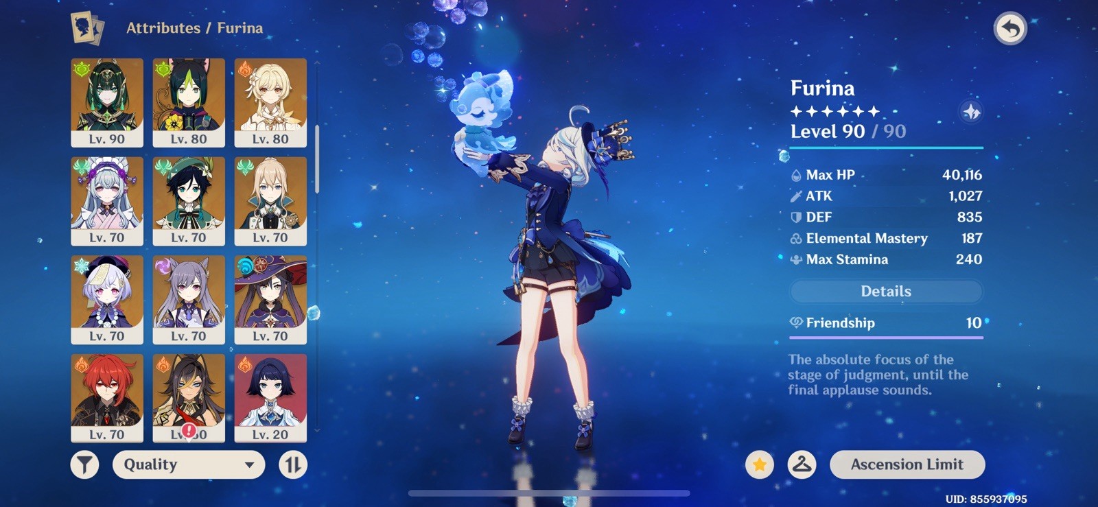 Gneshin impact/ Asia Server/ Ar60/MESSAGE BEFORE PRUCHASE PLEASE:)