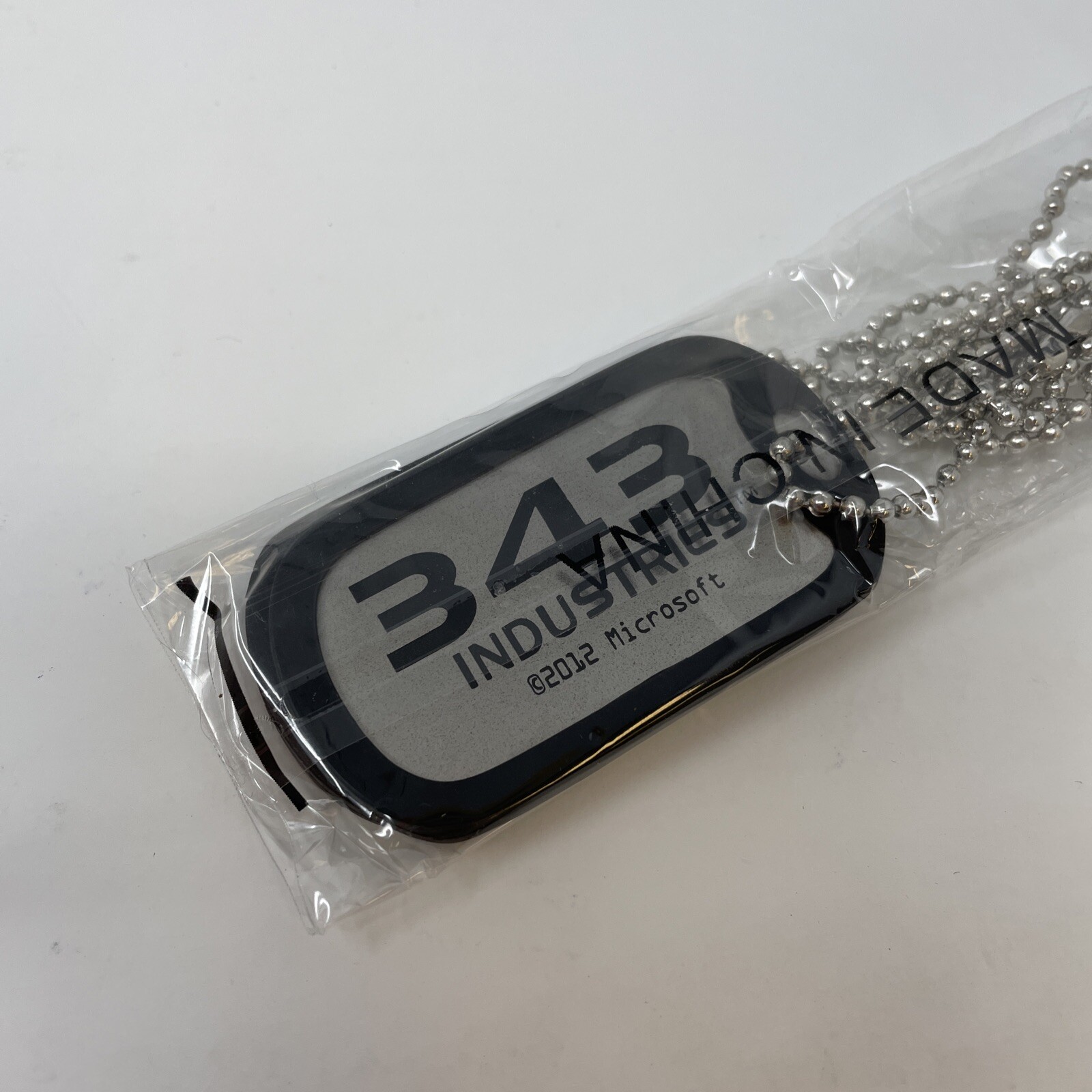 Halo 4 Microsoft 2012 343 Industries Dog Tag Brand New
