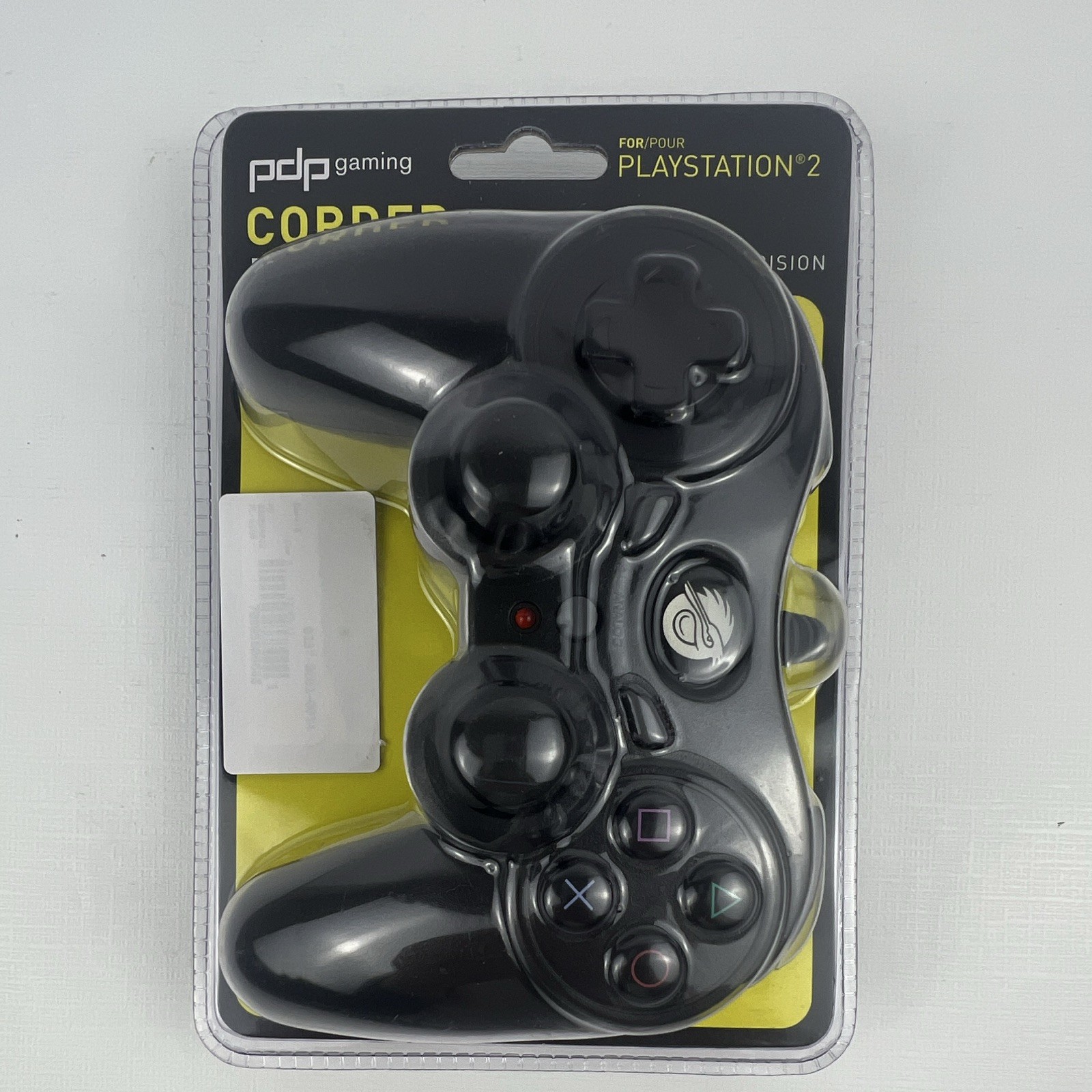 PDP Wired Controller for Sony PlayStation 2 PS2 Analog Vibration Black