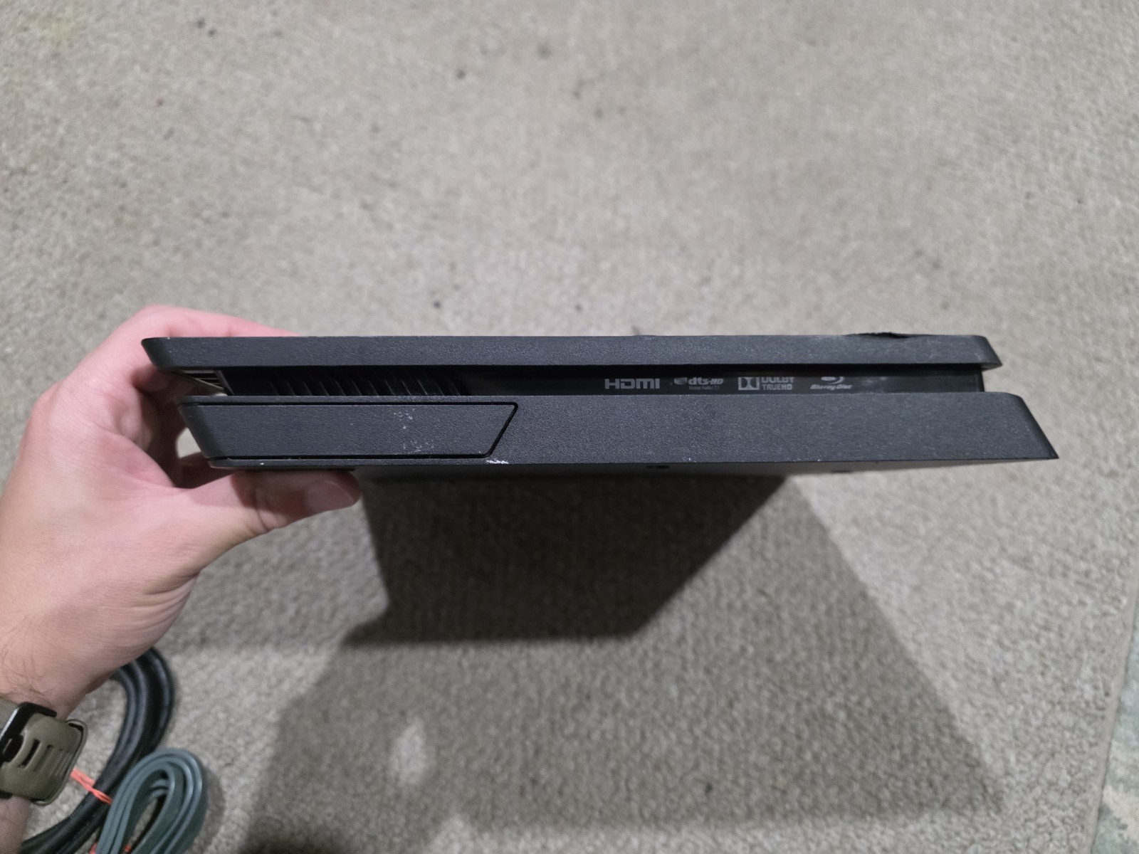 SONY PS4 SLIM 500GB CONSOLE CUH-2015A W/ 1 CONTROLLER & CABLES