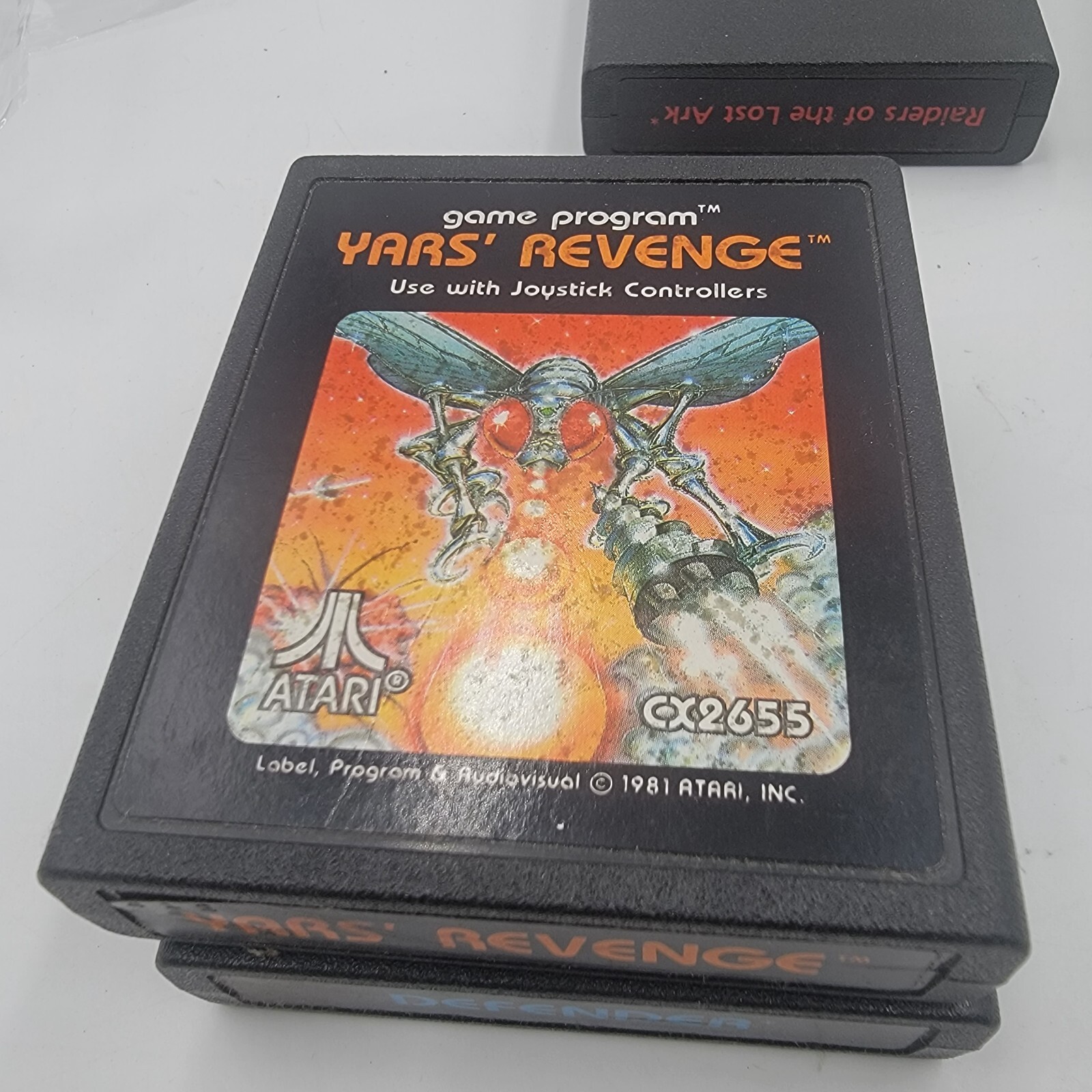 RAIDERS of the LOST ARK Yar’s Revenge DEFENDER Demons to DIamonds Atari 2600