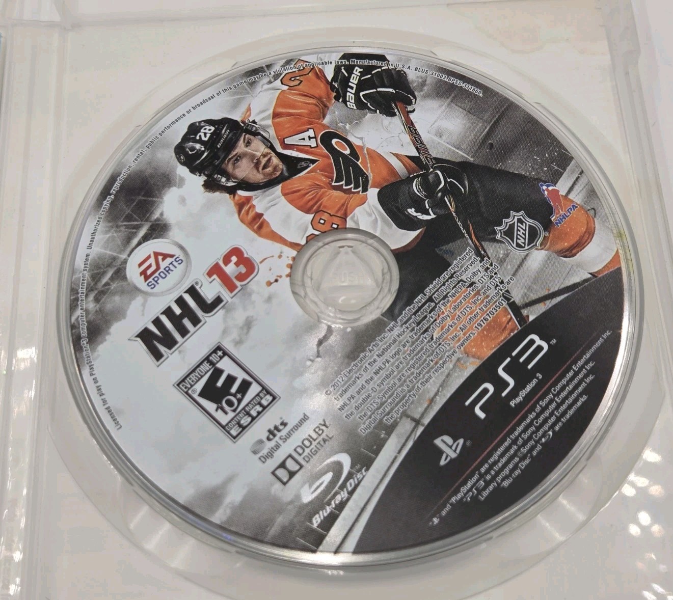 NHL 13 & NHL 15 EA Sports Sony PlayStation 3 (PS3) Video Game Lot Of 2