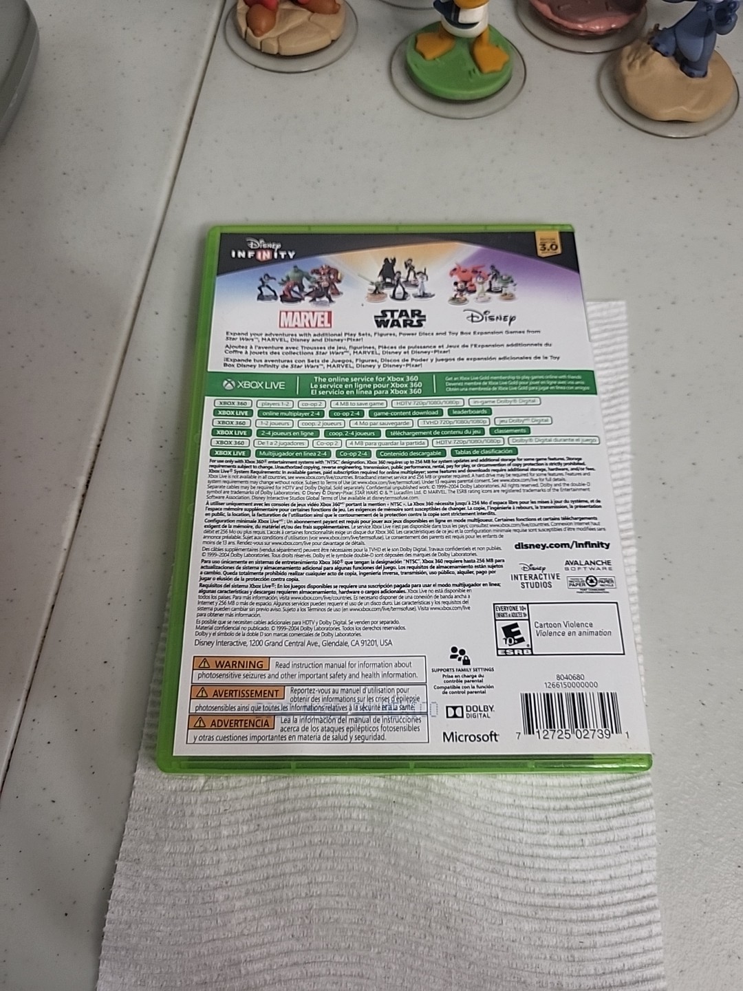 disney infinity 1.0-3.0 game XBOX 360 & Figures, Not Sure What Plays W/ The Game