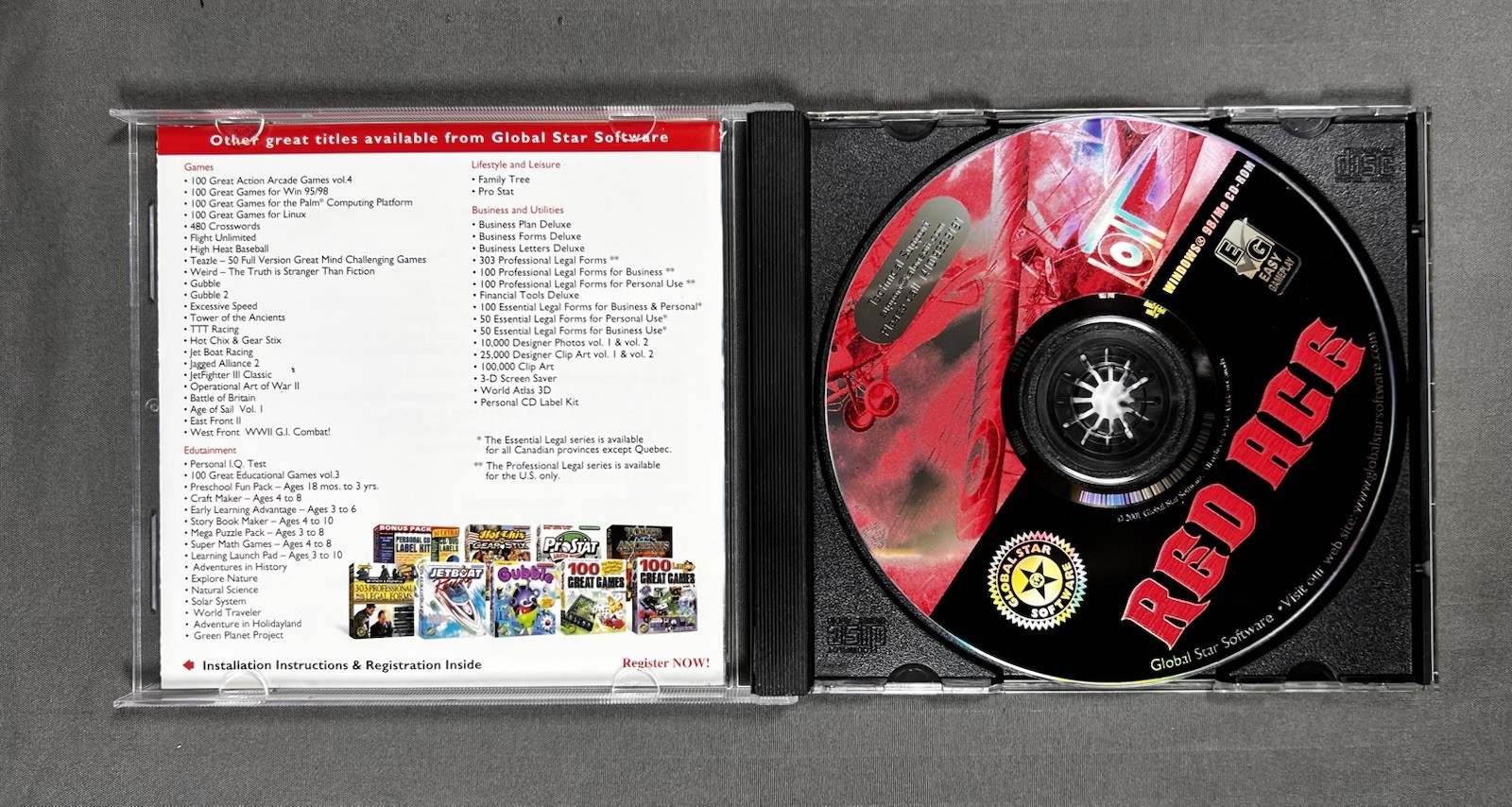 Red Ace (PC, 2001, CD-ROM, Global Star Software)