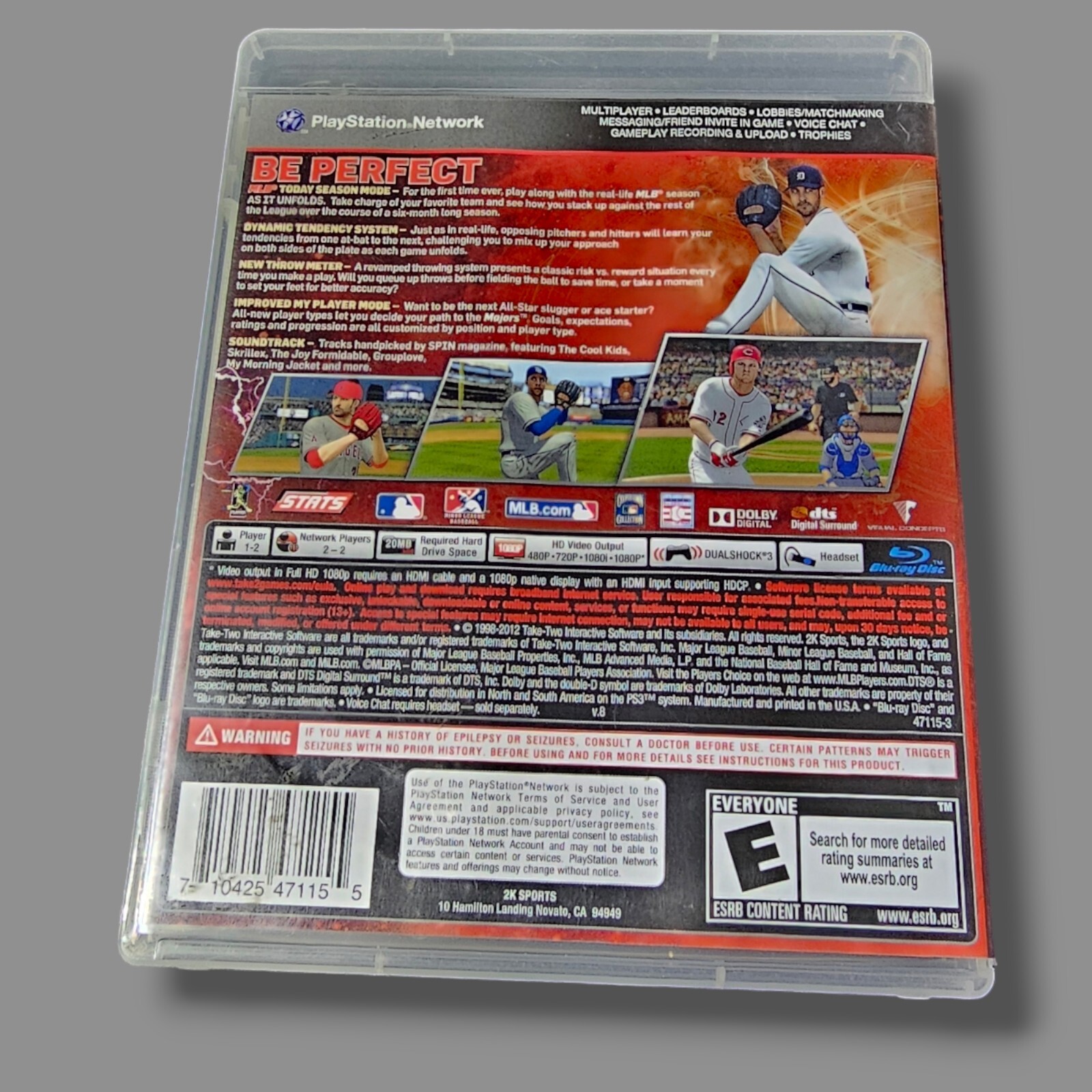 Major League Baseball 2K12 MLB PS3 PlayStation 3 – Complete CIB