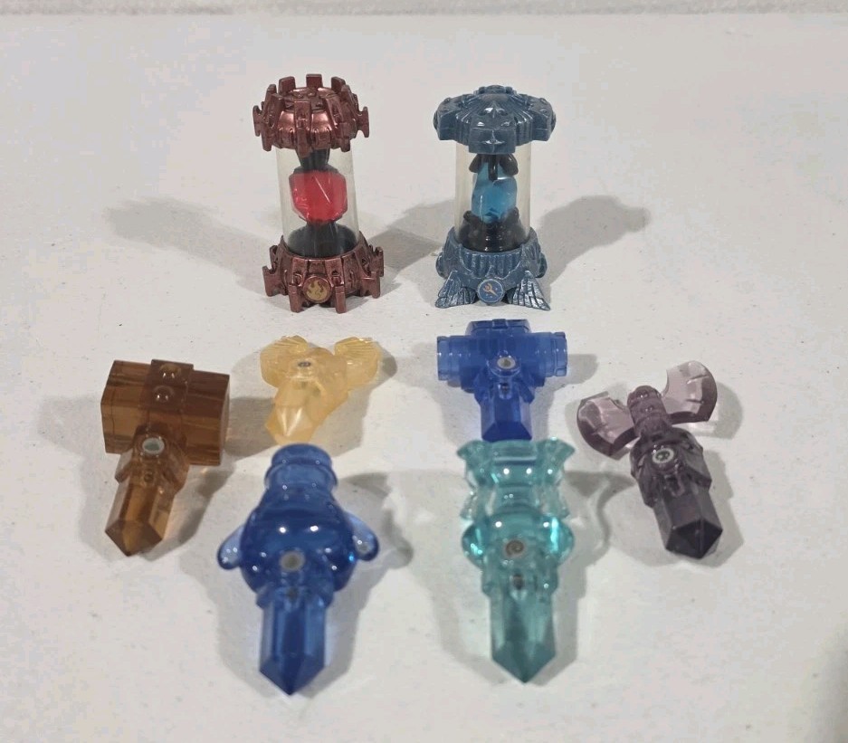 Skylanders Trap Team Traps Lot of 8 Fire Water Earth Light Air Magic Genuine