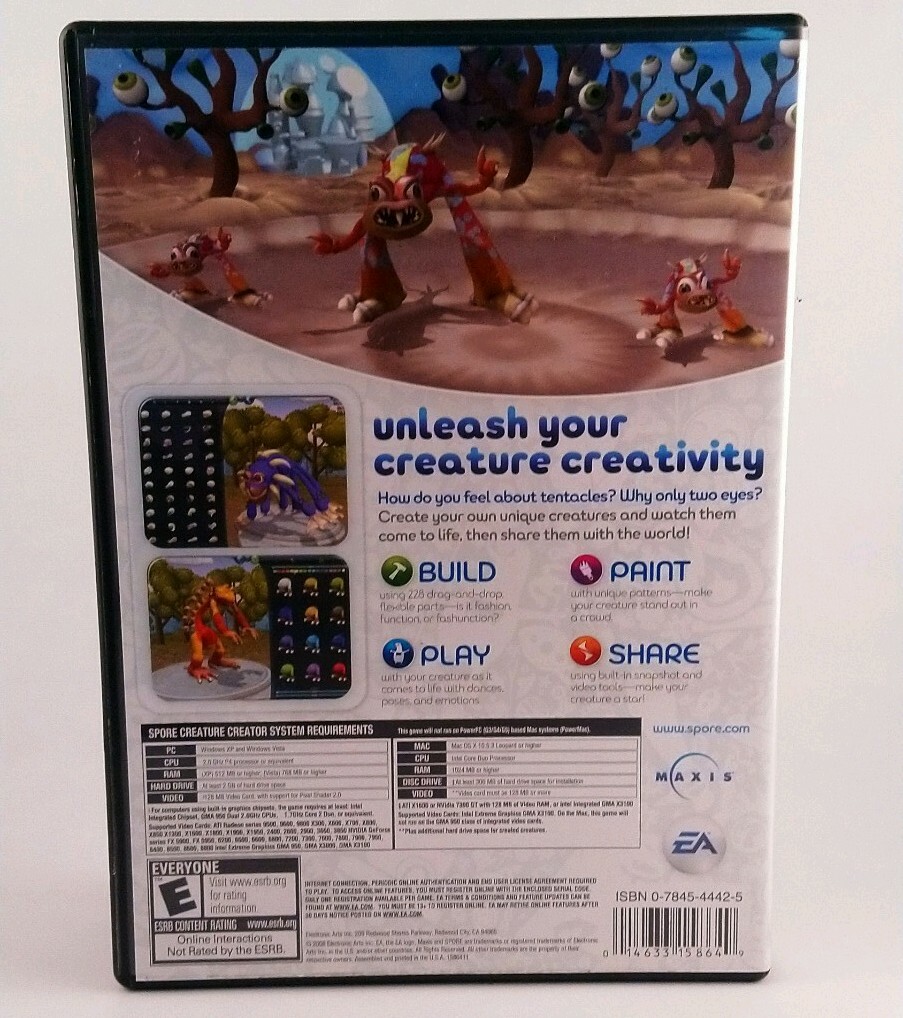 Spore Creature Creator (Windows/Mac, 2008)