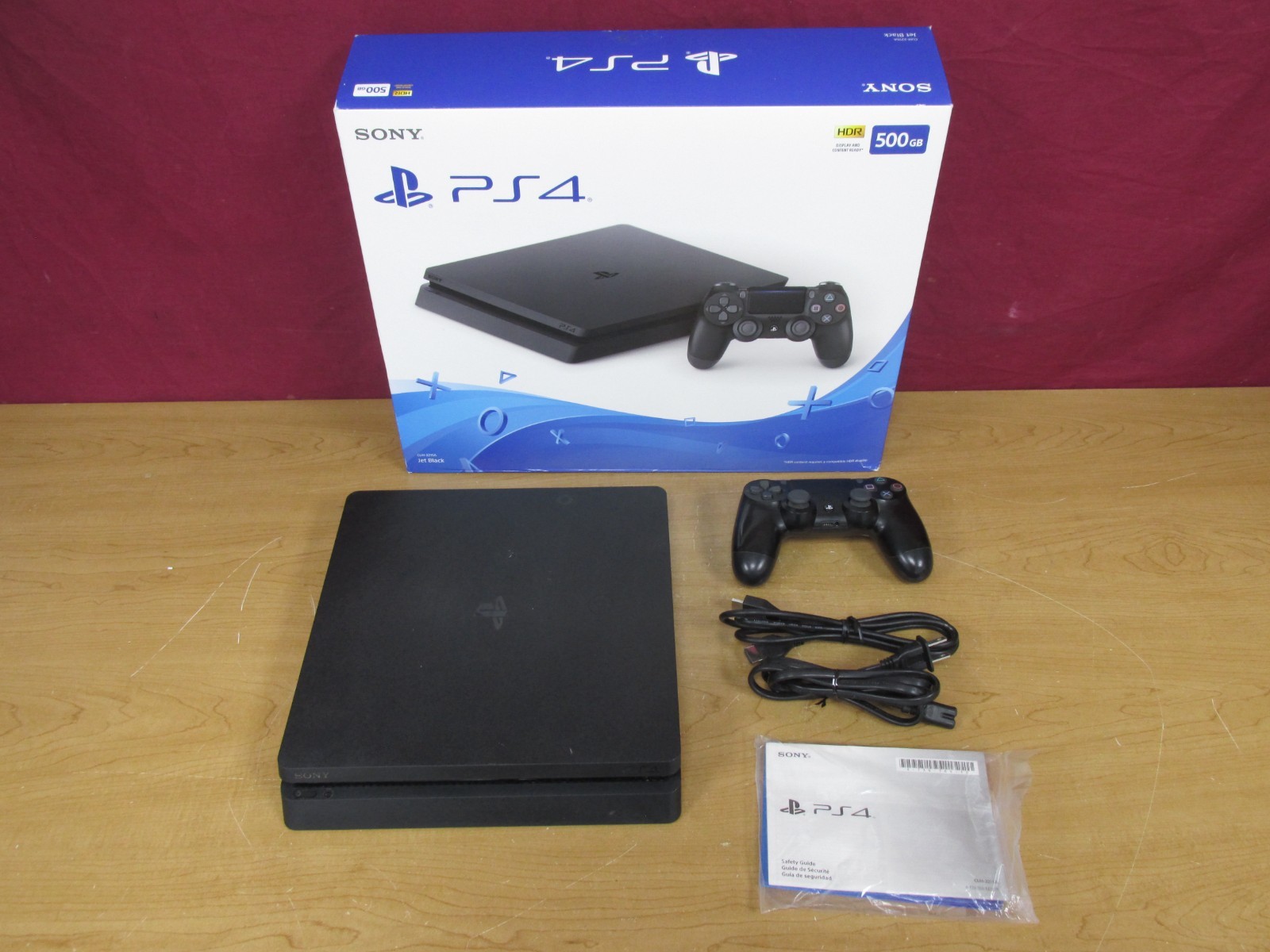 Sony PlayStation 4 Slim PS4 500GB Black Console Gaming System CUH-2215A