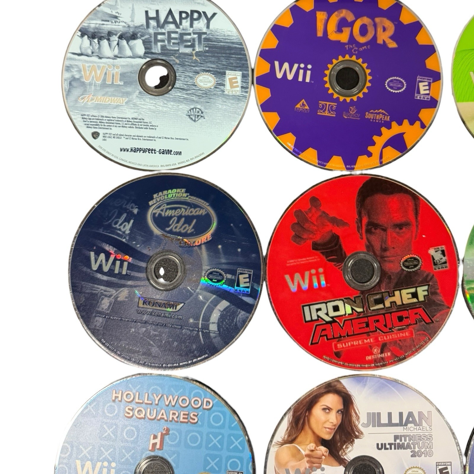 Nintendo Wii Loose Game Lot Of 26 Untested Condition Varies Scratches