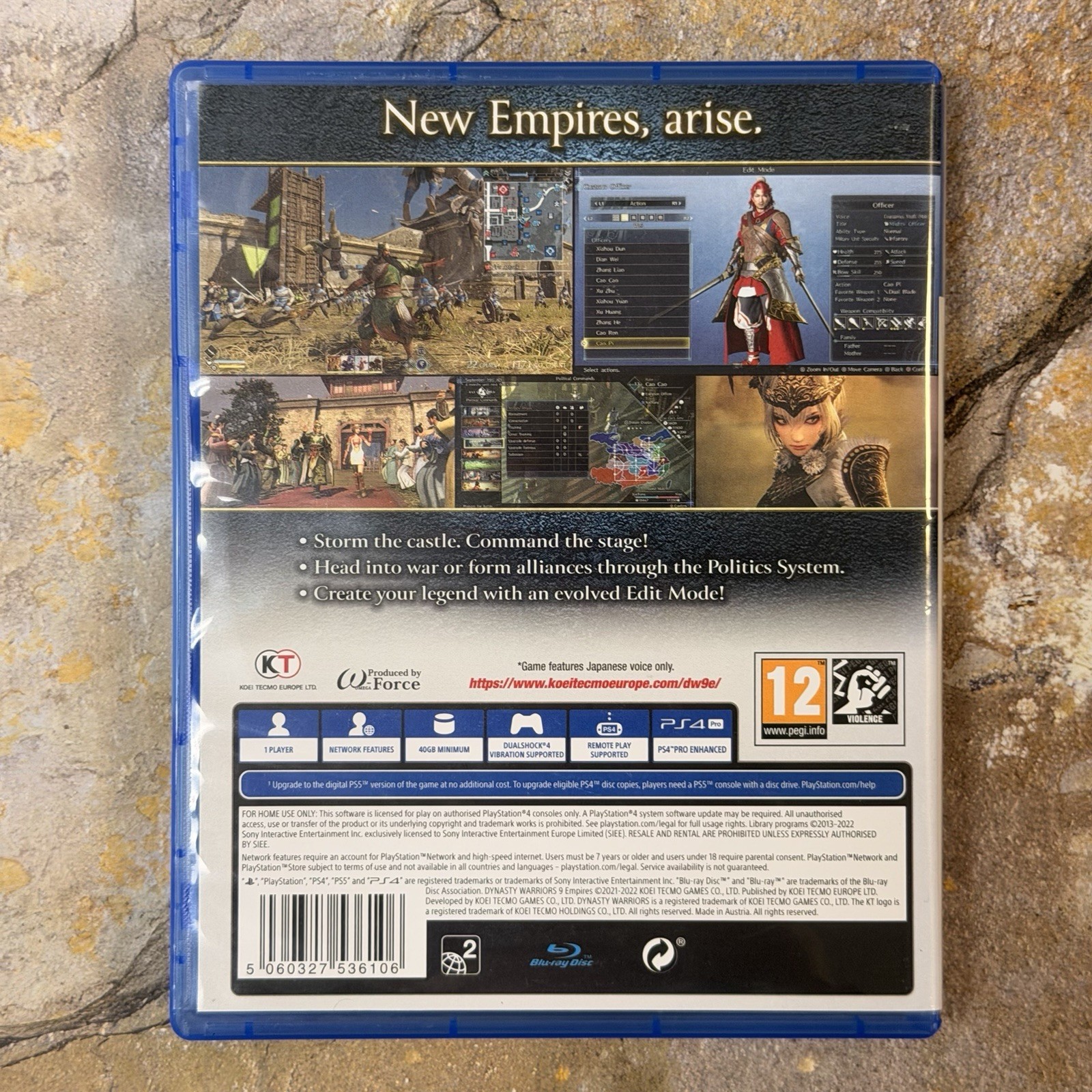 Dynasty Warriors 9 Empires CIB – Sony PlayStation 4 PS4 **EU IMPORT**