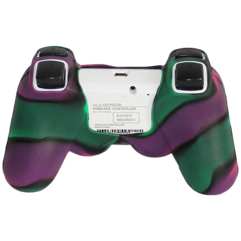 Silicone Rubber Gel Soft Case Cover fit for Sony PlayStation 3 PS3 Controller US