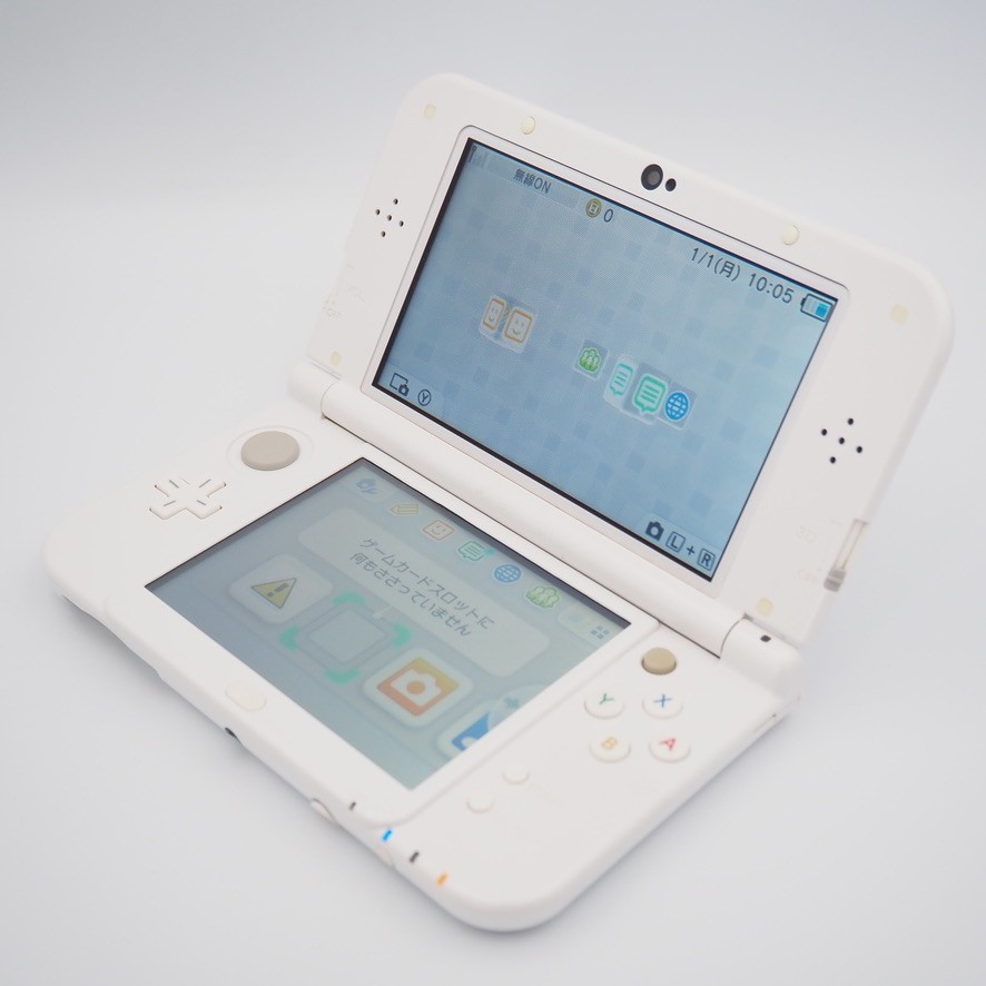 [Dual IPS] New Nintendo 3DS XL LL Pearl White Console Tested working w/Charger