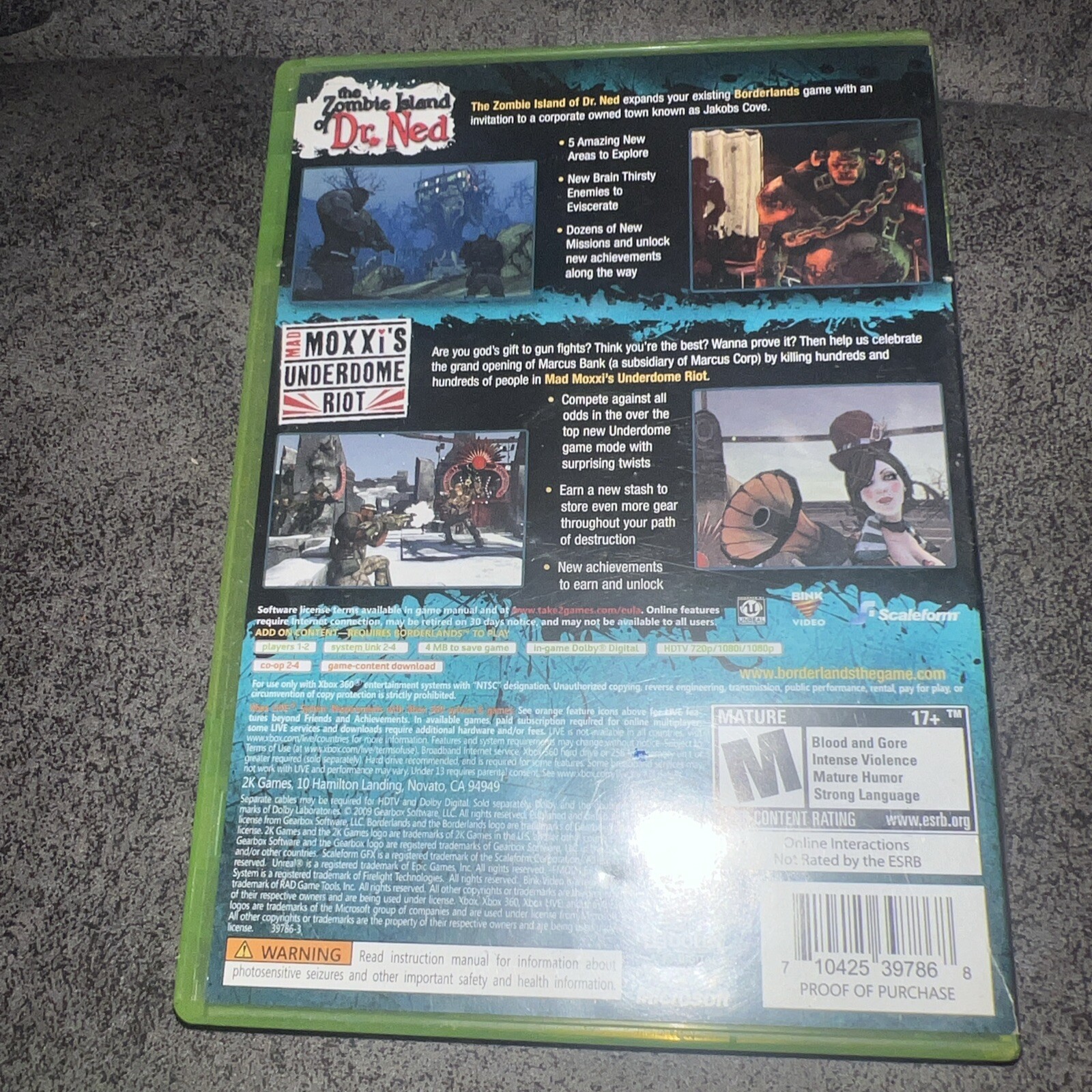 Borderlands Double Game Add-On Pack: The Zombie Island of Dr. Ned & Mad Moxxi’s