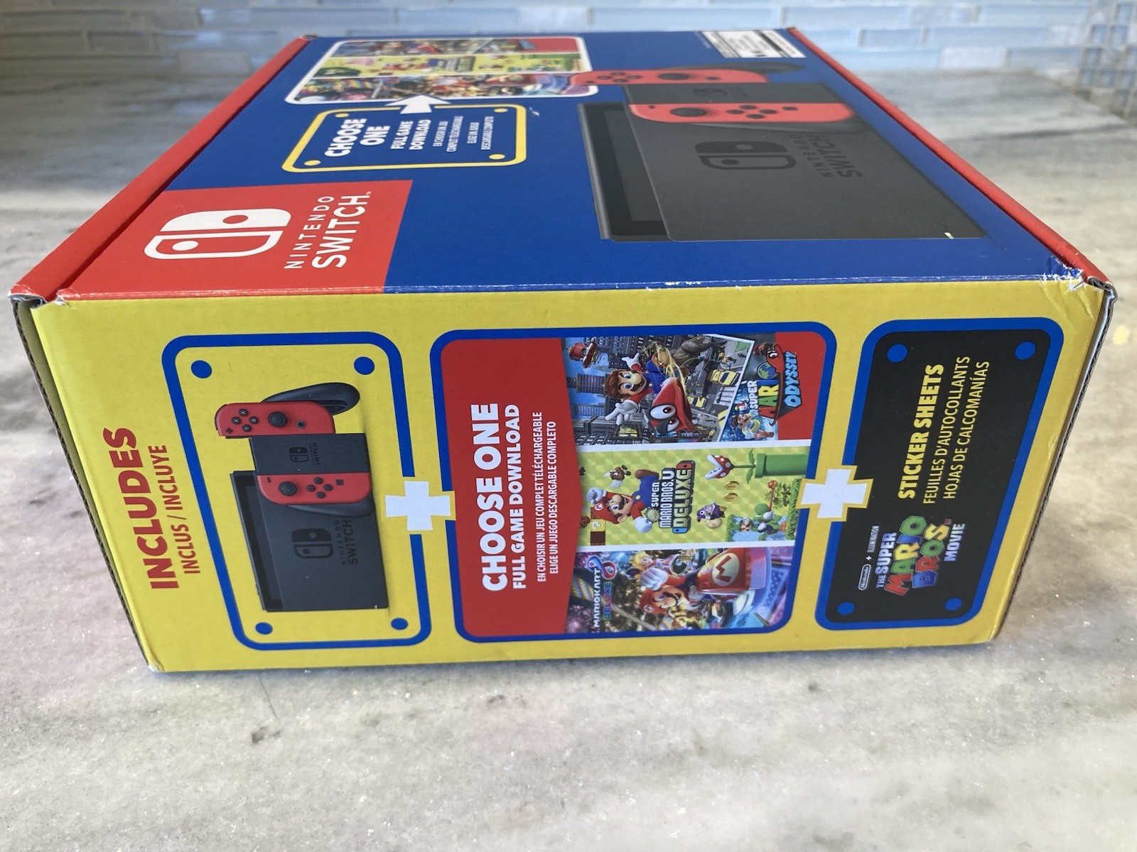 Nintendo Switch ZELDA OLED EMPTY BOX with Cardboard Insert Tray Owners Manual US