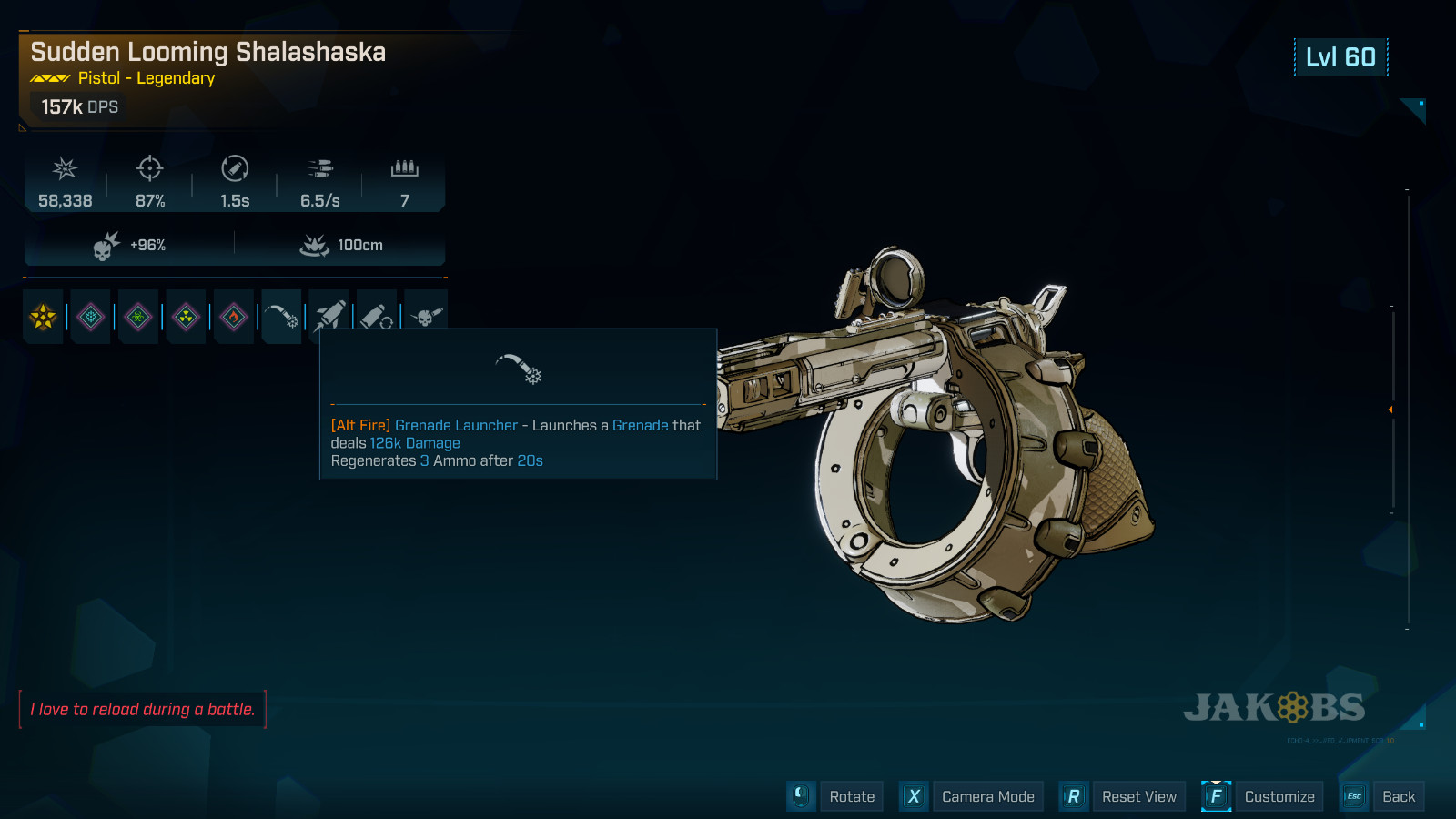 Borderlands 4⭐MODDED⭐SHALASHASKA PISTOL ⭐SHOTGUN AMMO⭐ TORGUE IMPACT⭐406K DPS