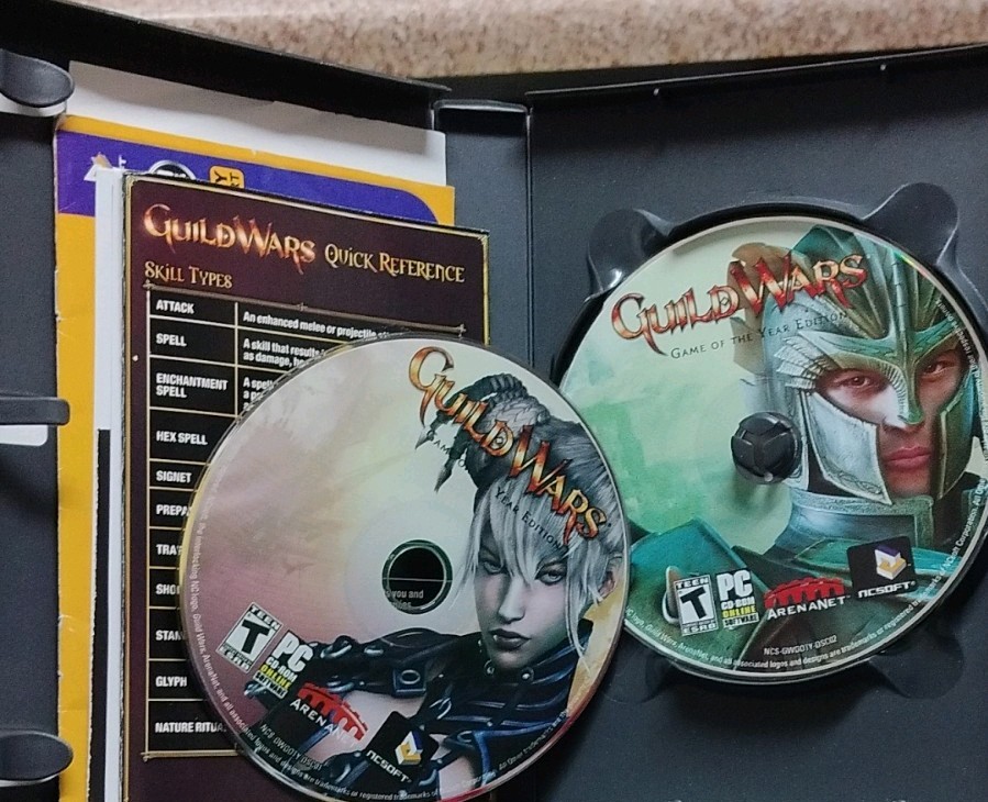 NCsoft Guild Wars Game of the Year Edition PC Manual Included Seven Weapons
