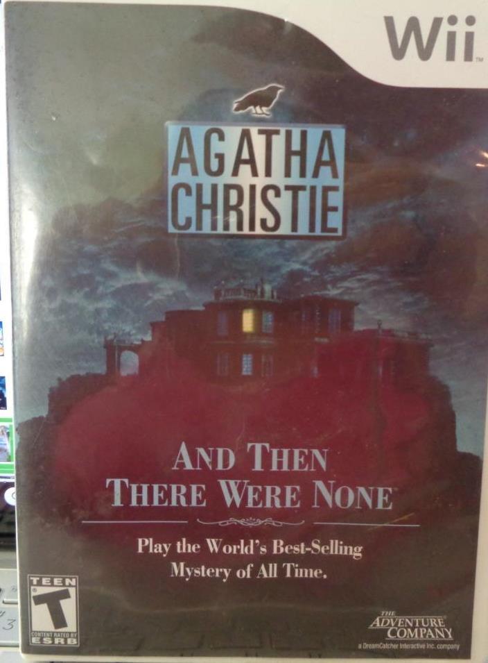 Agatha Christie: And Then There Were None (Nintendo Wii, 2008) Video Game