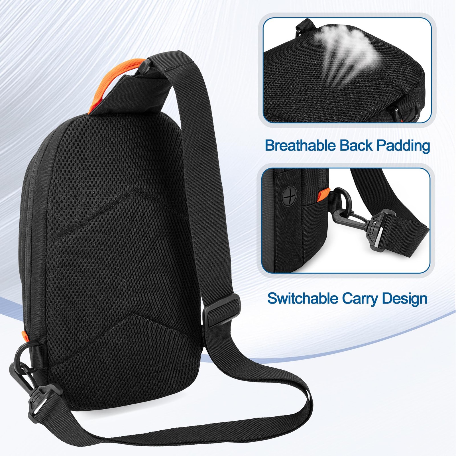 Sling Crossbody Bag with Nintendo Switch/Switch 2/Steam Deck/ASUS ROG Ally/Le…