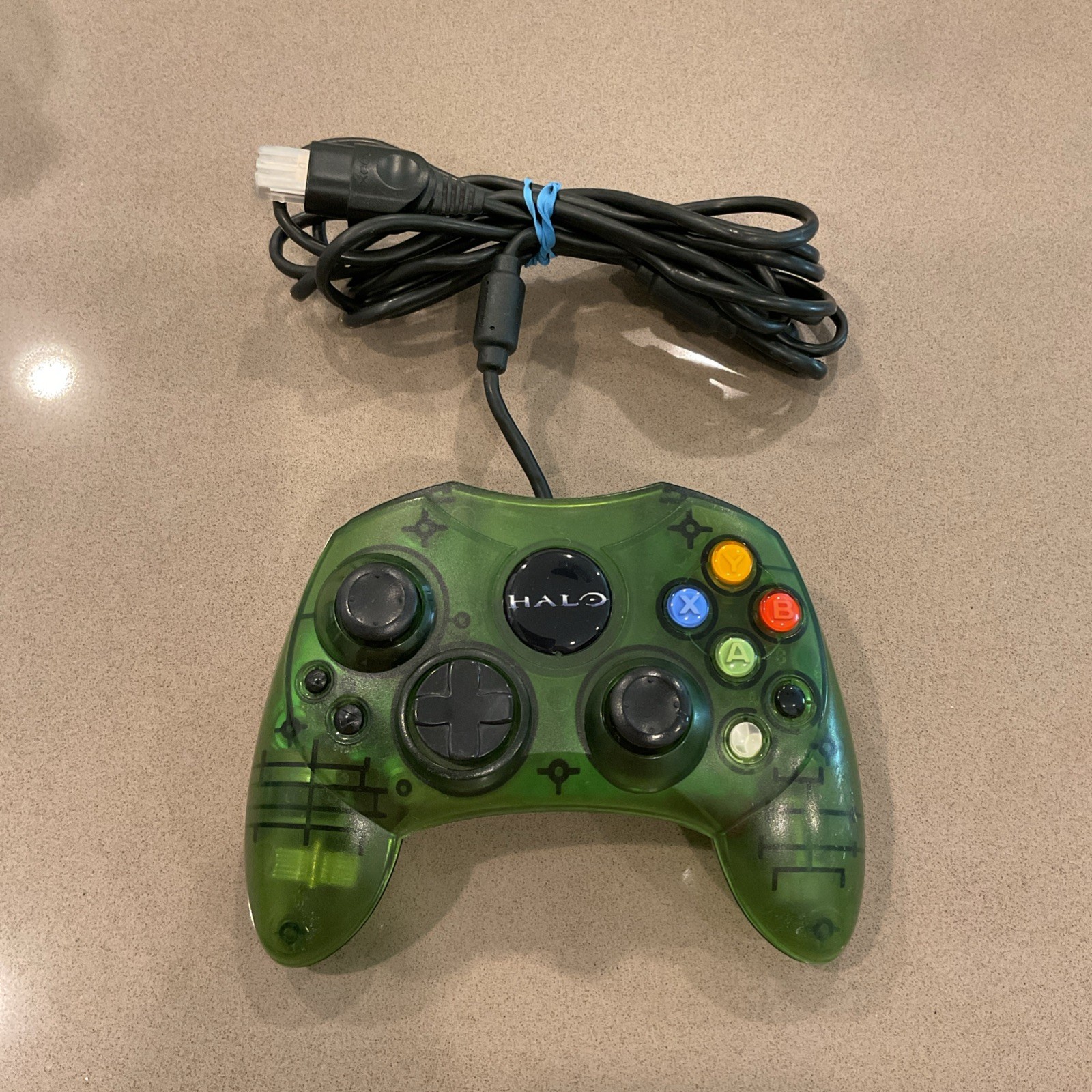 Original Xbox Limited Special Edition Halo LOGO Green OEM S Type Controller OEM