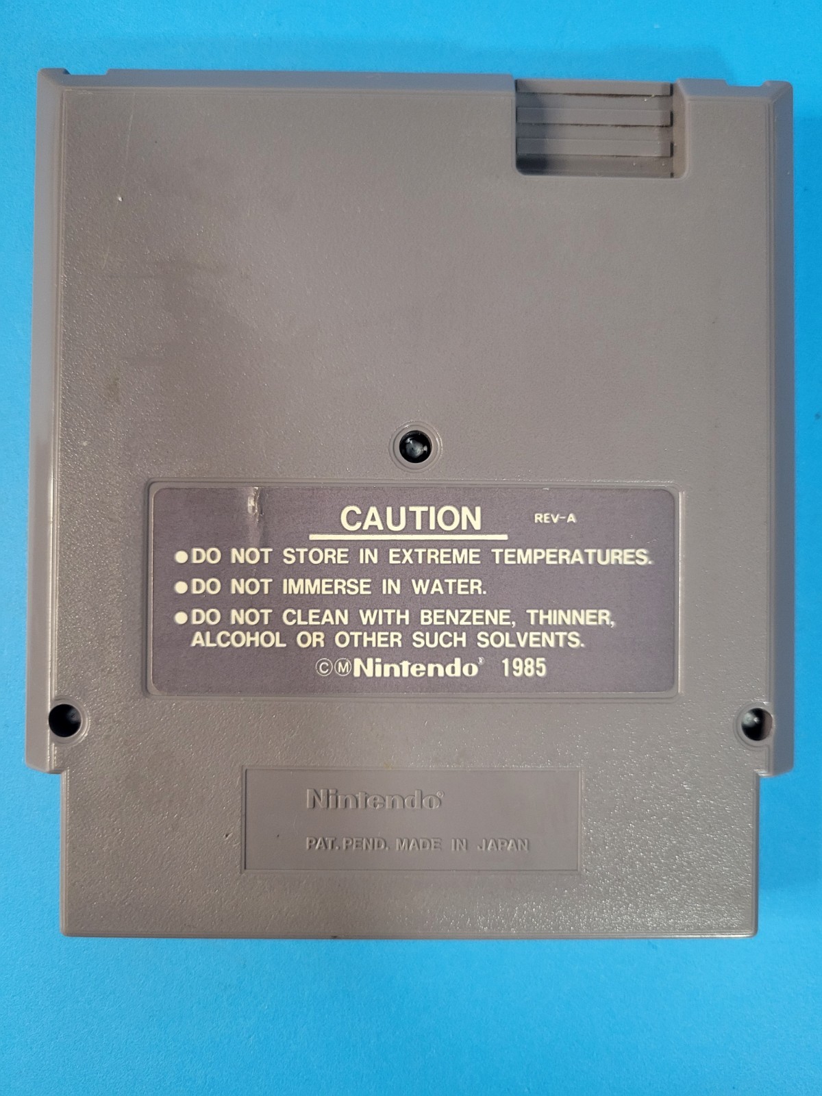 Super Mario Bros and Duck Hunt (Nintendo Entertainment System NES, 1985) Sleeve