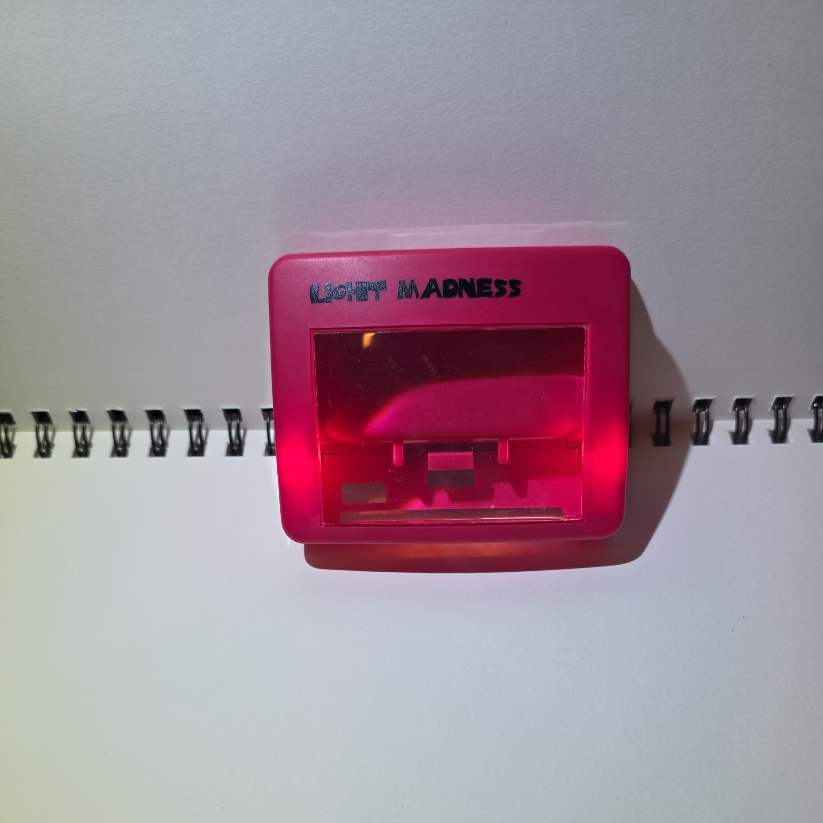 Light Madness Game Boy Light Magnifier Attachment Transparent Pink – Works!